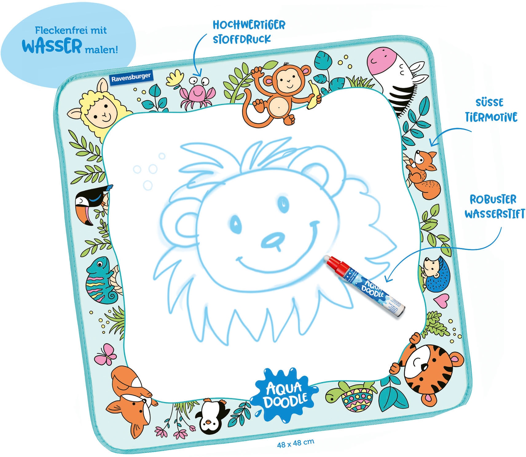 online Doodle®, FSC® Animals«, - bestellen schützt in Ravensburger Wald Made Aqua »ministeps®, - Germany; Kreativset weltweit