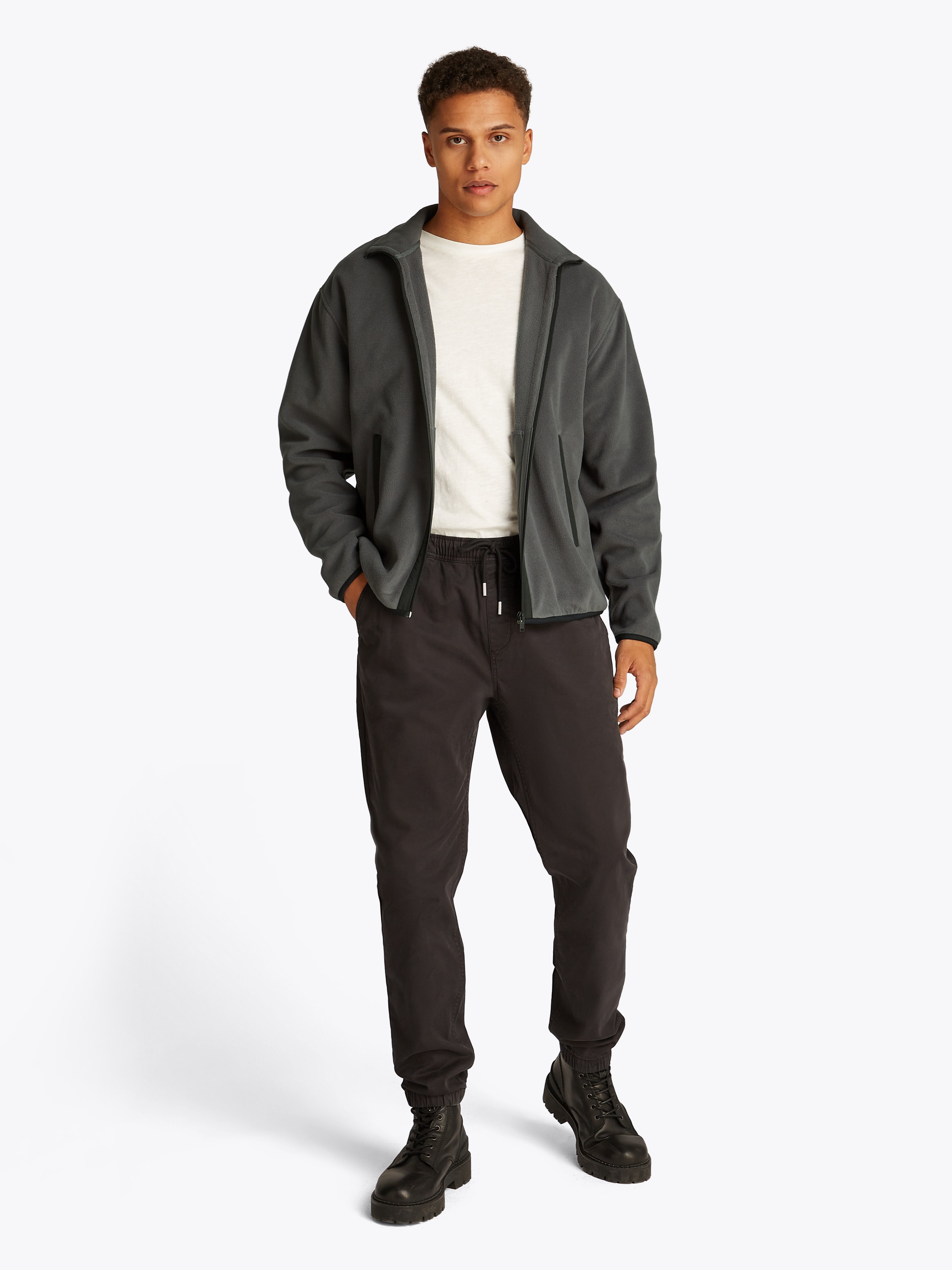 Tommy Jeans Fleecejacke »TJM RLX FZ POLAR FLEECE EXT«