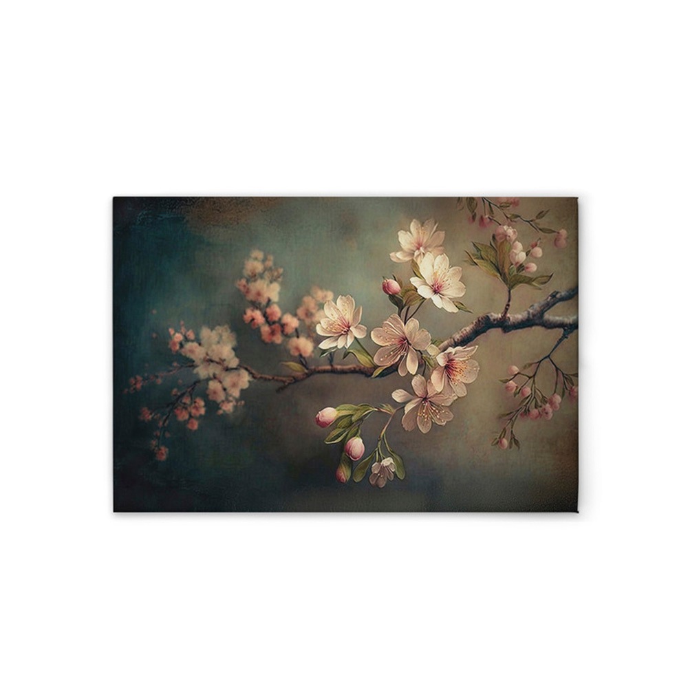 A.S. Création Leinwandbild »Cherry Blossom - Wandbild Grau Rosa Braun Keilr günstig online kaufen