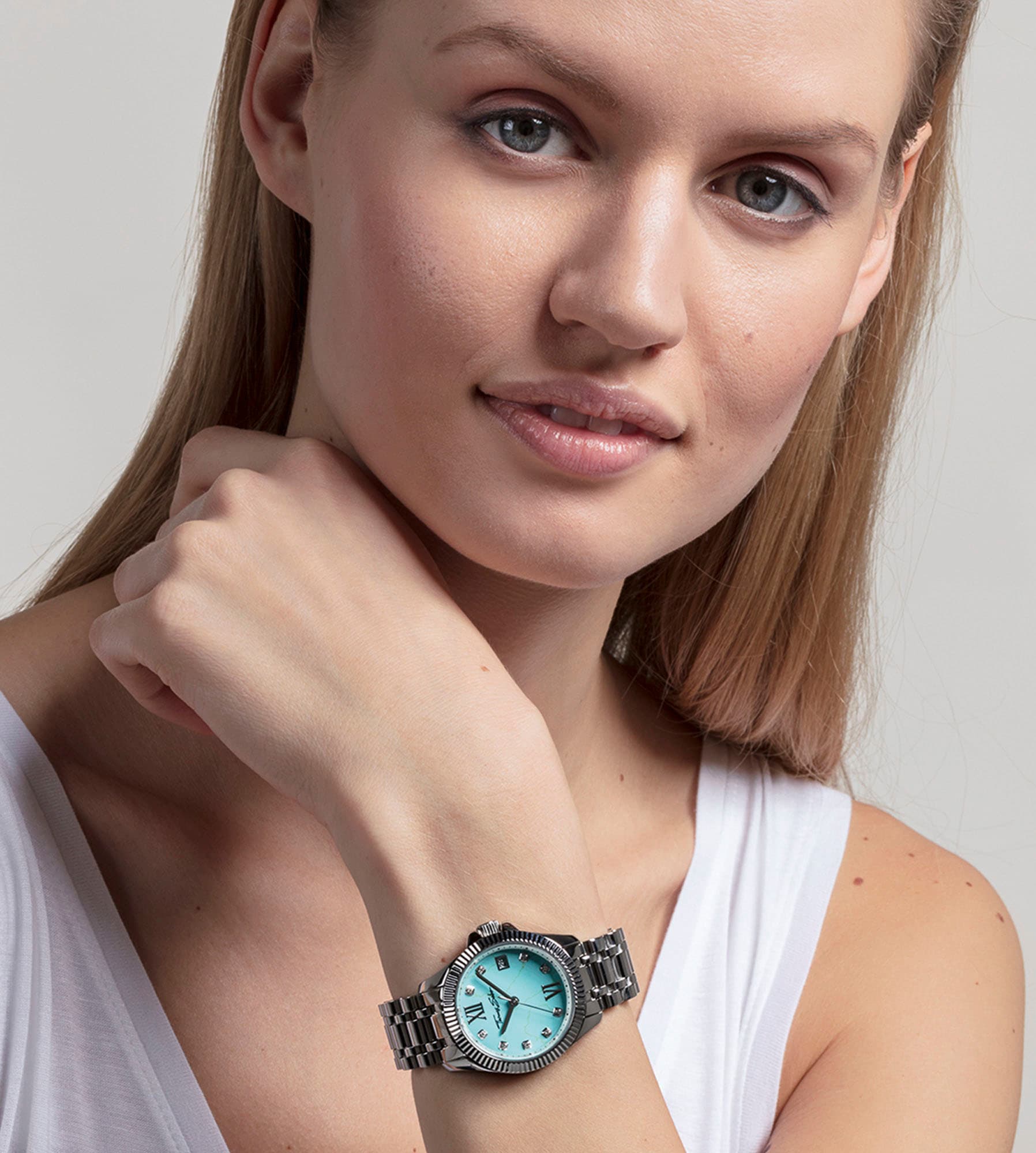 THOMAS SABO Quarzuhr »DIVINE«, Armbanduhr,Damenuhr,Mineralglas m. Saphirbeschichtung,Edelstahlarmband