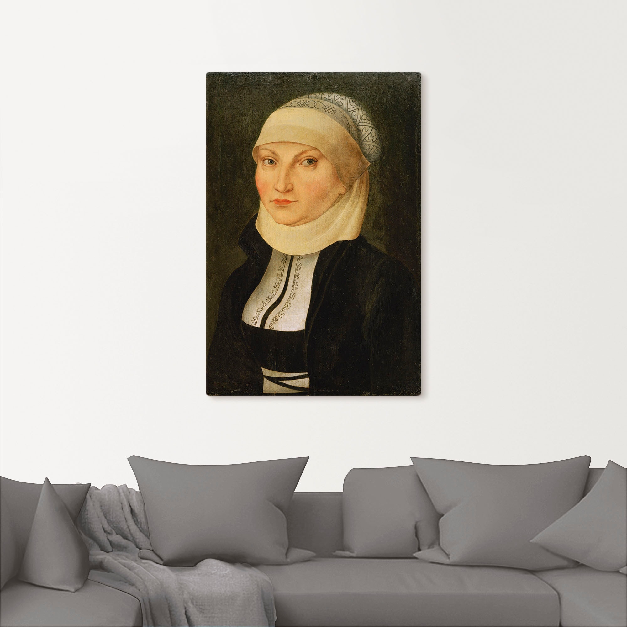 Artland Leinwandbild »Katharina von Bora«, Portrait, (1 St.), auf Keilrahme günstig online kaufen