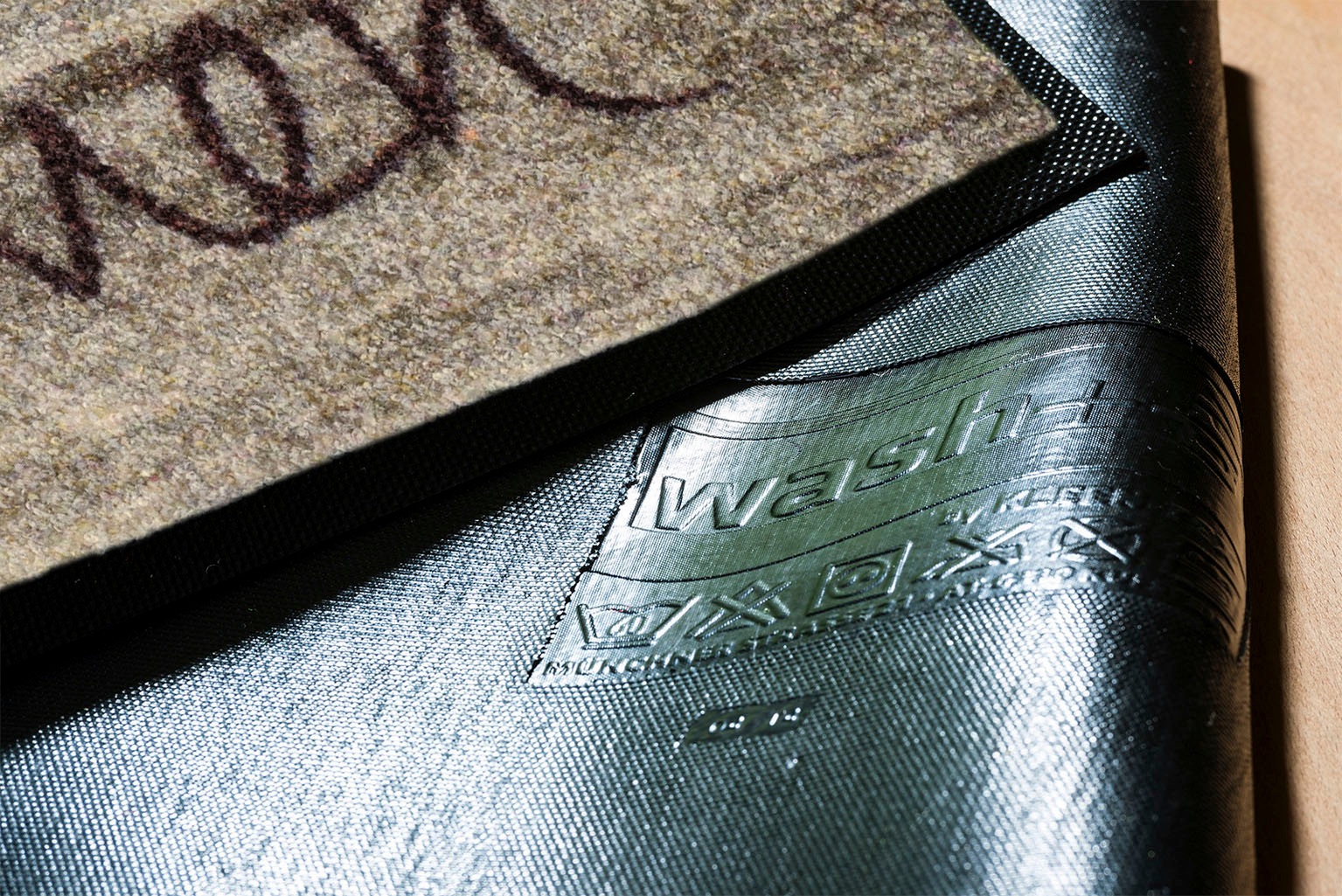 wash+dry by Kleen-Tex Fußmatte »Willkommensgruss«, rechteckig, 7 mm Höhe