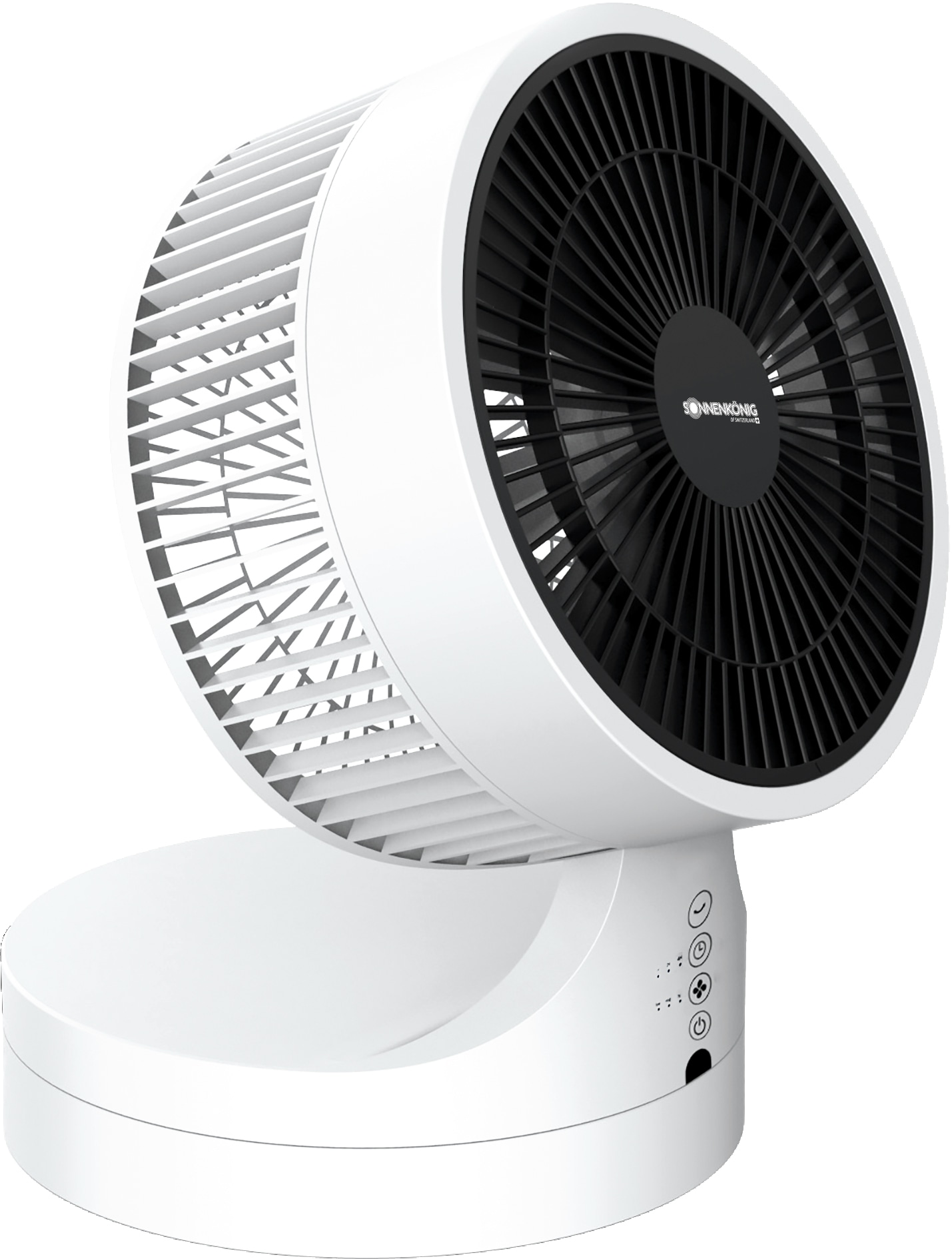 Sonnenkönig Tischventilator »Breez, Leistung 45W, 7h Timer, Fernbedienung, Oszillation,«, 3 Geschwindigkeitsmodi, eignet sich für alle Jahreszeiten