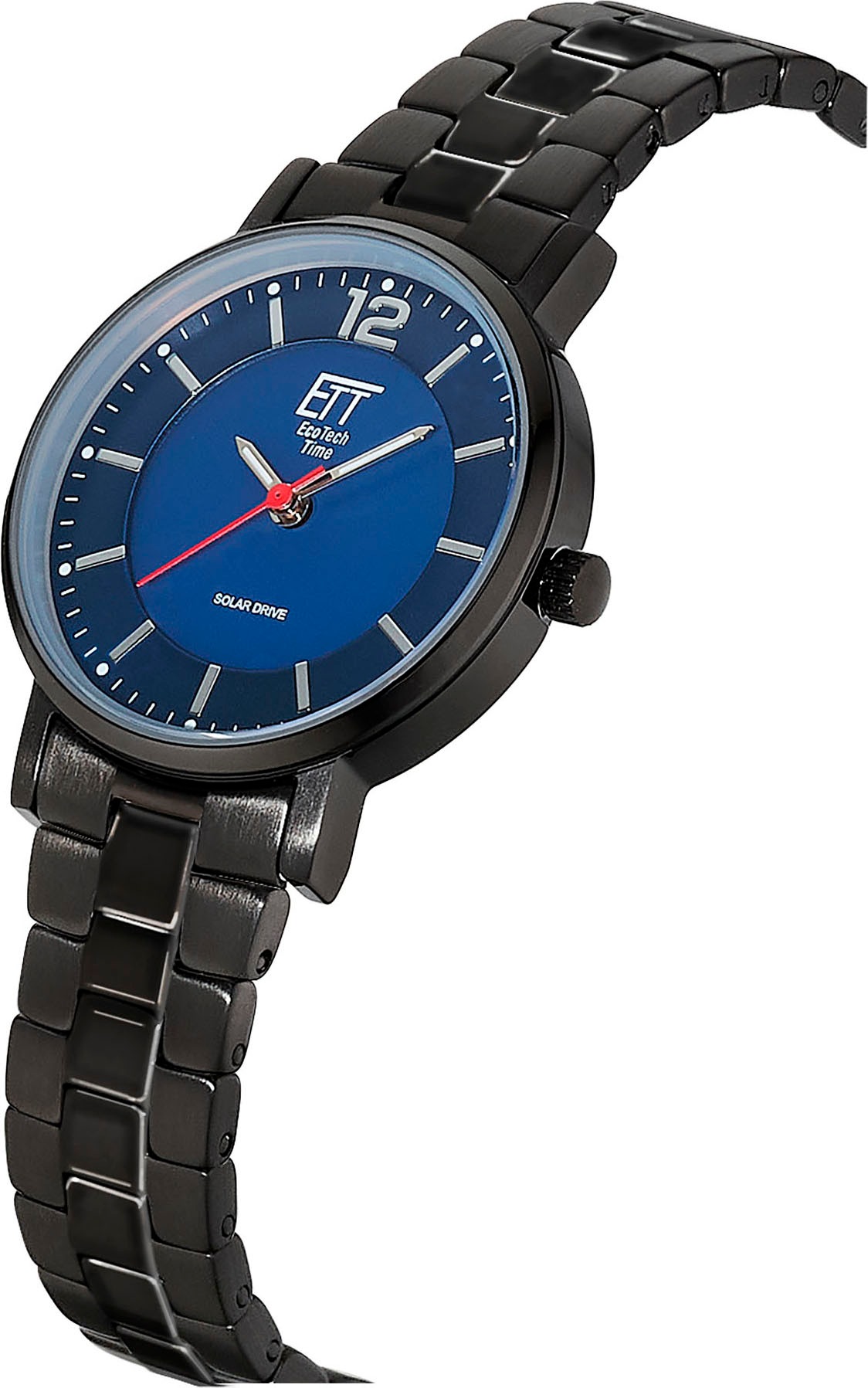 ETT Solaruhr Armbanduhr, Damenuhr, Partneruhr, Edelstahlarmband