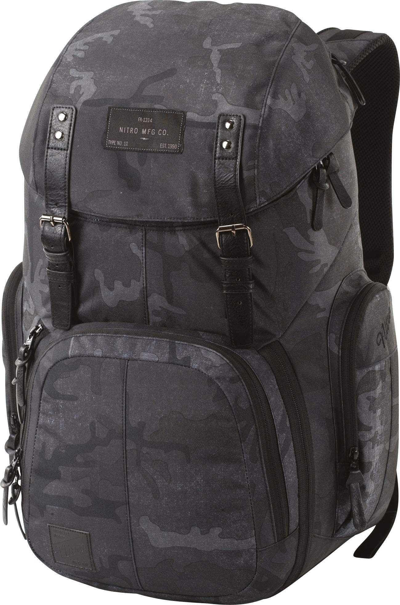 NITRO Laptoprucksack »Weekender«, Reiserucksack mit Laptopfach, Schulrucksack, Wanderrucksack