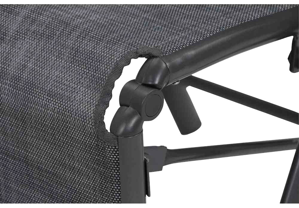 Siena Garden Gartensessel »Livorno SET 4x Relax anthrazit«, (Set, 4 St.)