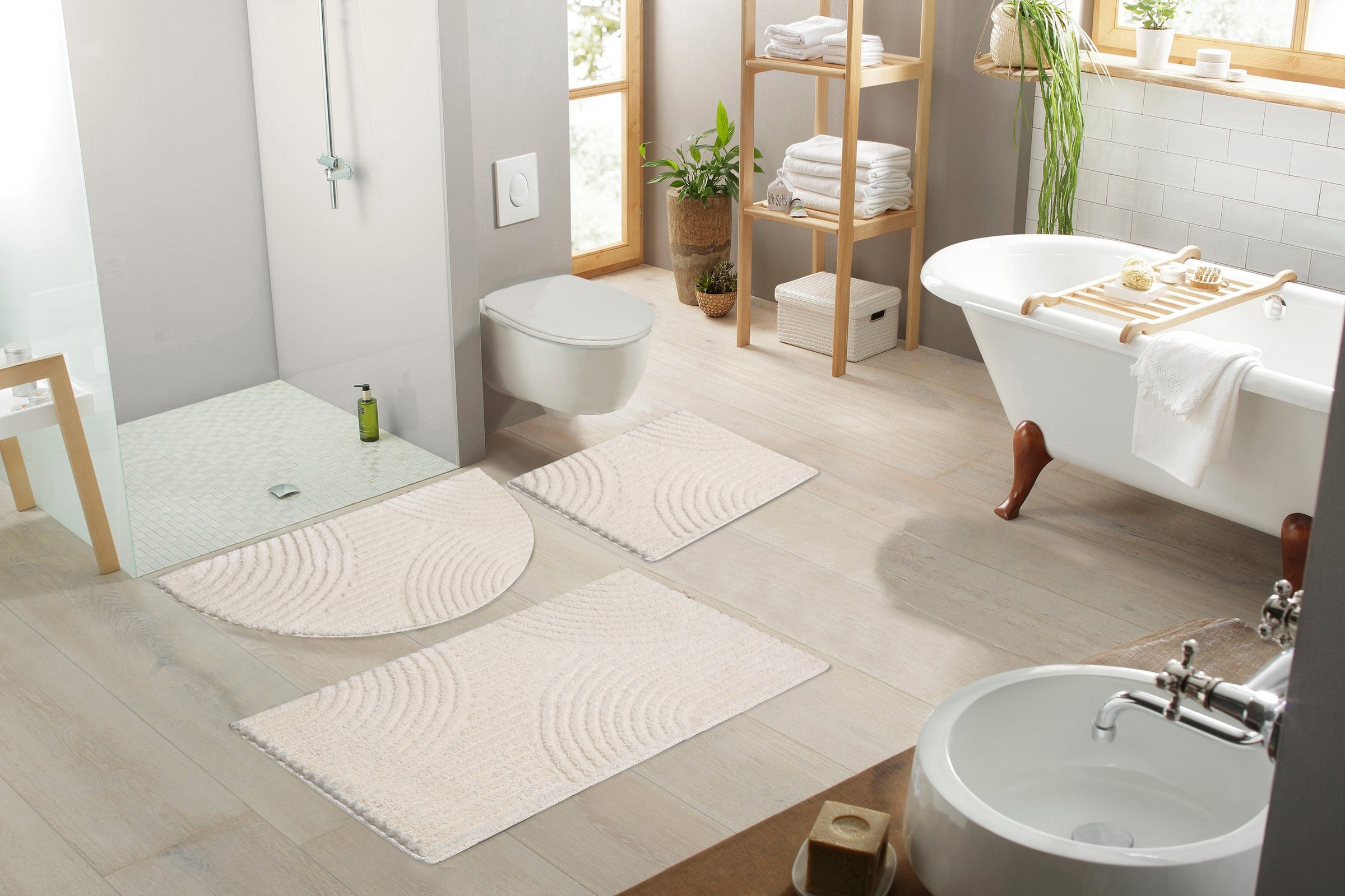 my home Badematte »Ognon, Scandi, Boho, modernes Muster«, rutschhemmend bes günstig online kaufen
