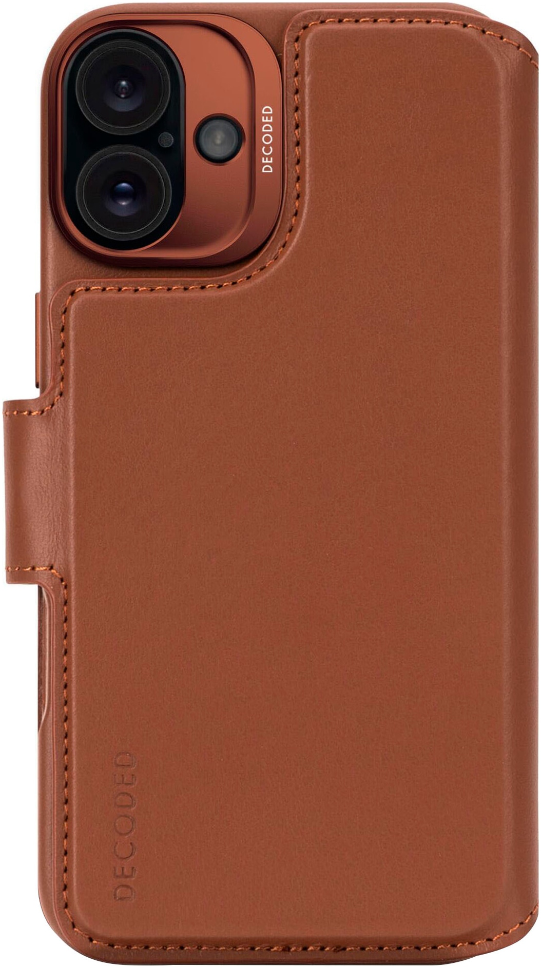 DECODED Smartphone-Hülle »Leather Detachable Wallet iPhone 16«, Smartphones