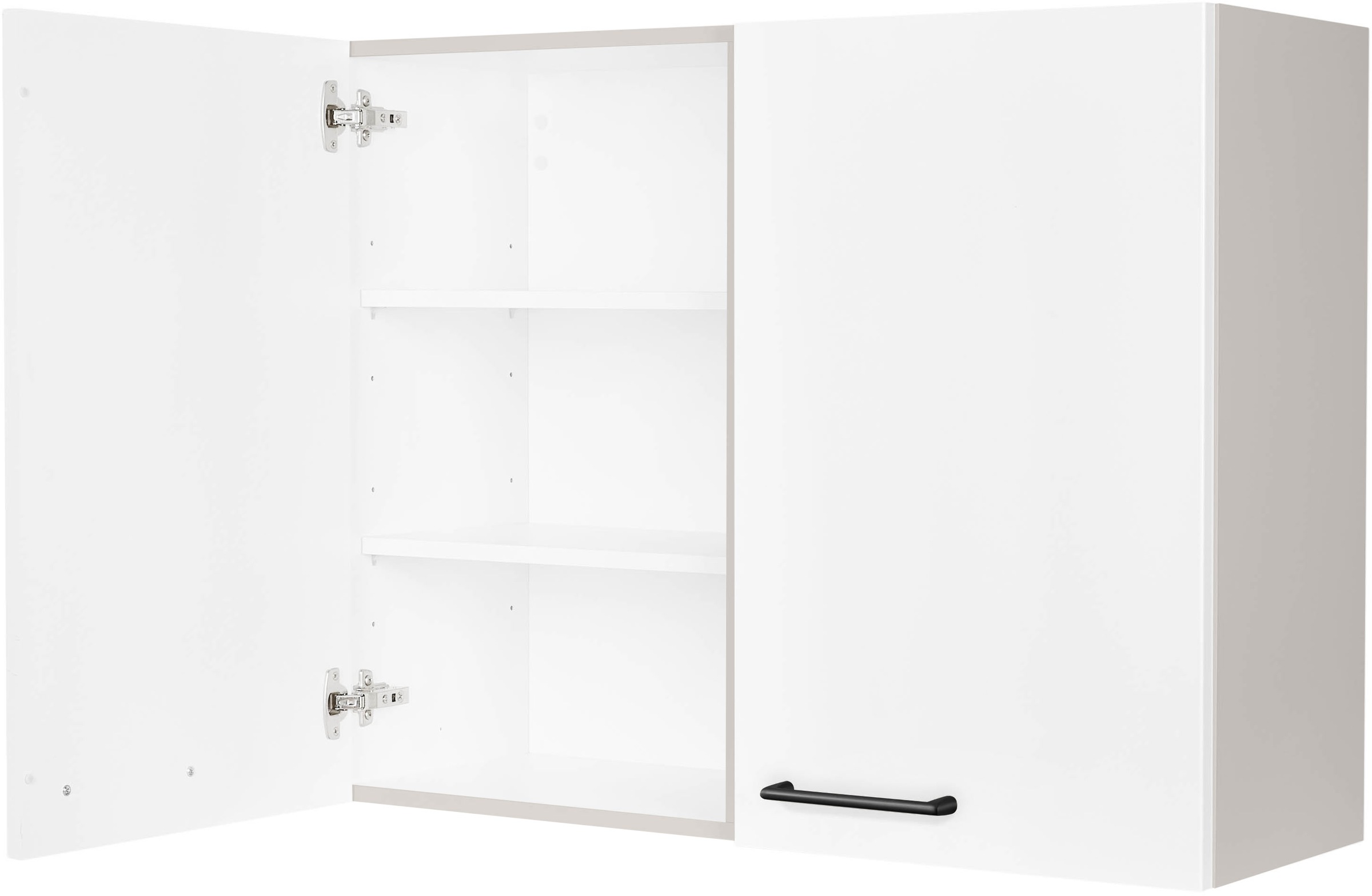 nobilia® Hängeschrank »"MIAMI", vormontiert, mit zwei Einlegeböden,« Breite 90 cm