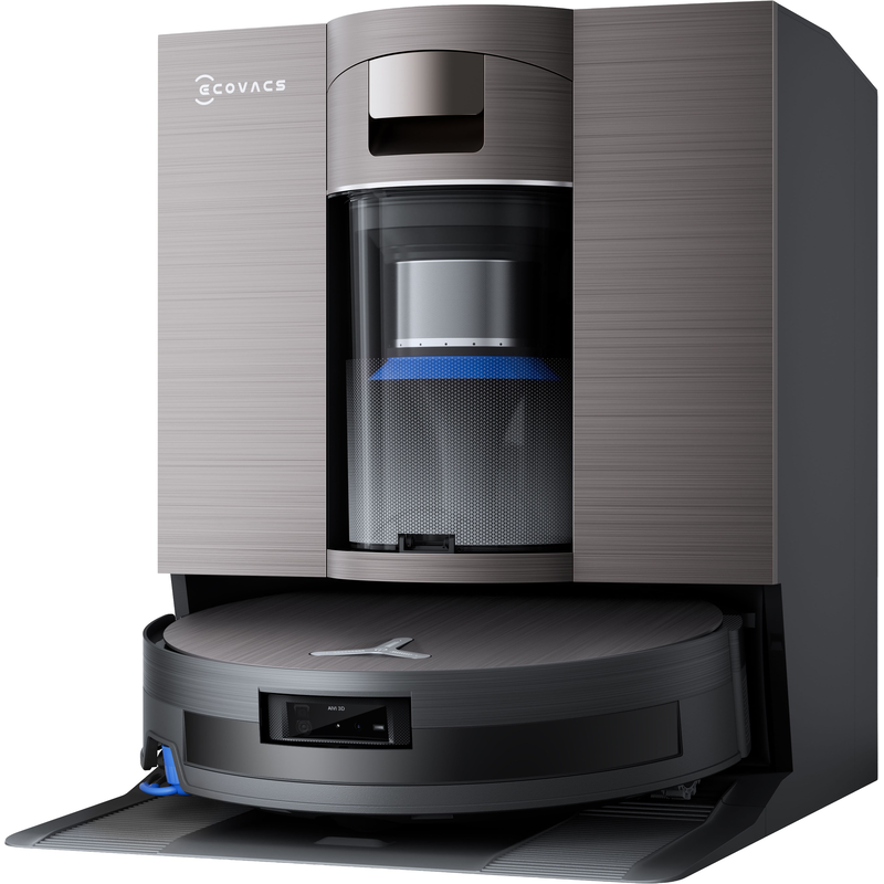 ECOVACS Saugroboter »mit Wischfunktion DEEBOT X11 OmniCyclone, 19.500 Pa, 18 l/s Luftstrom« Schnellladefunktion, Wischrolle, beutellos schwarz