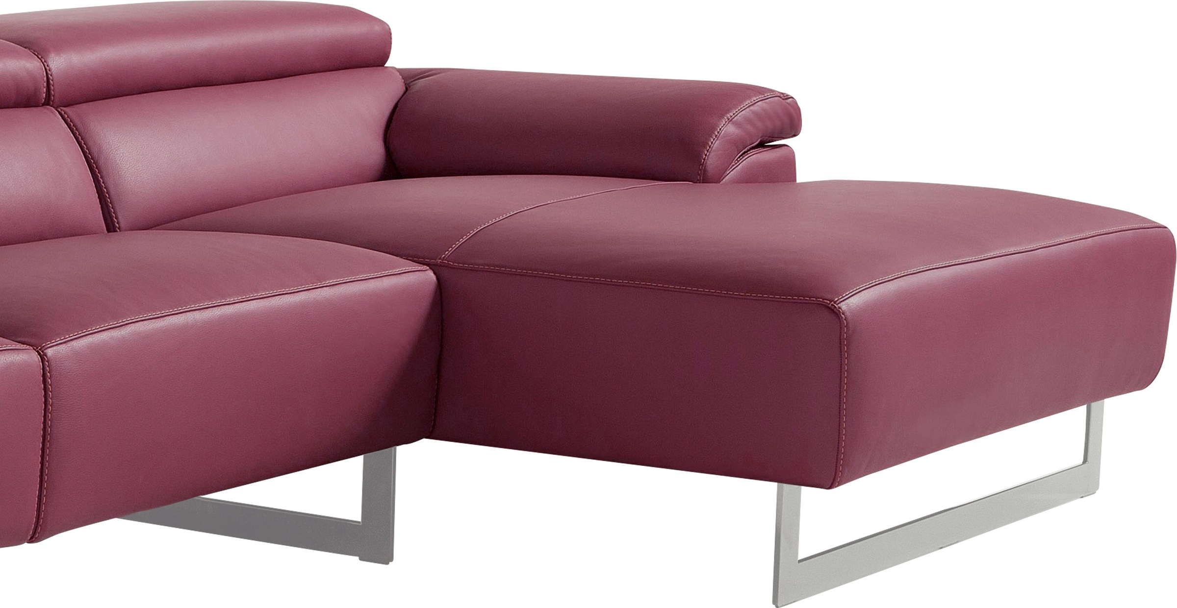 Egoitaliano Ecksofa »Malika, edel und bequem, Designsofa mit hochwertigen B günstig online kaufen
