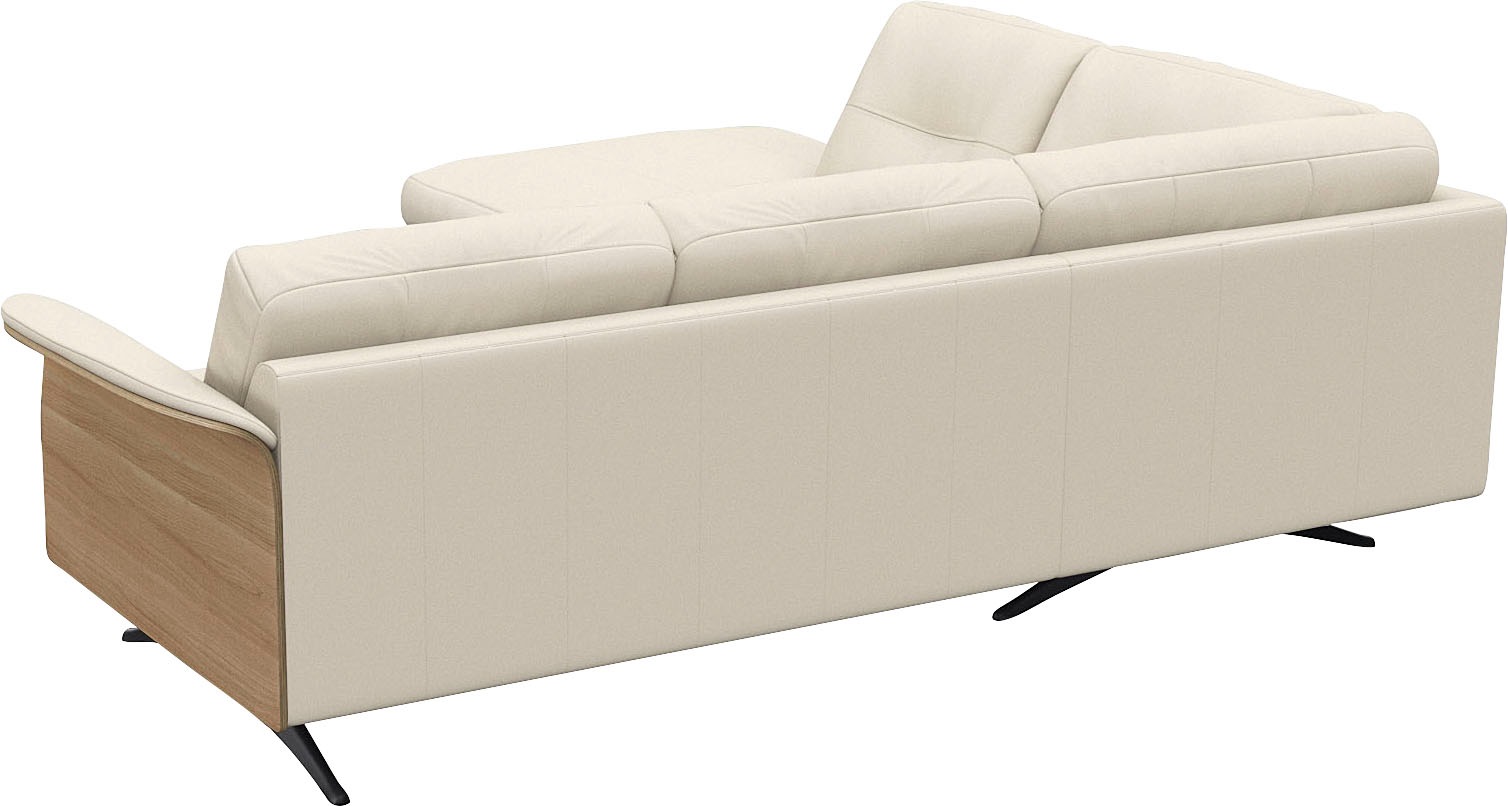 FLEXLUX Ecksofa »Glow, super bequem durch hochwertigem Sitzaufbau mit Federkern, L-Form«, Modernes skandinavisches Design