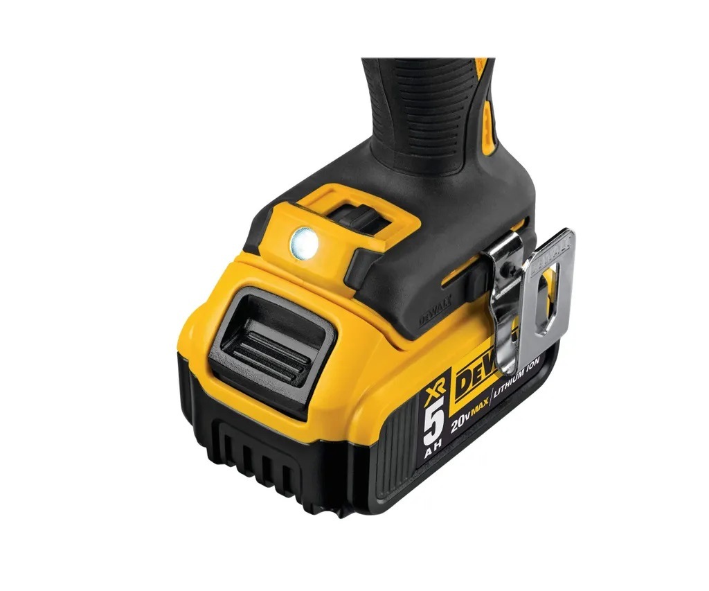 11. Bild von DeWalt Akku-Bohrschrauber »DCD991P2-QW (bürstenlos) 820 Watt, 18V«, max. Bohrleistung 55/15 mm, T STAK-Box, 2x 5 Ah Akkus