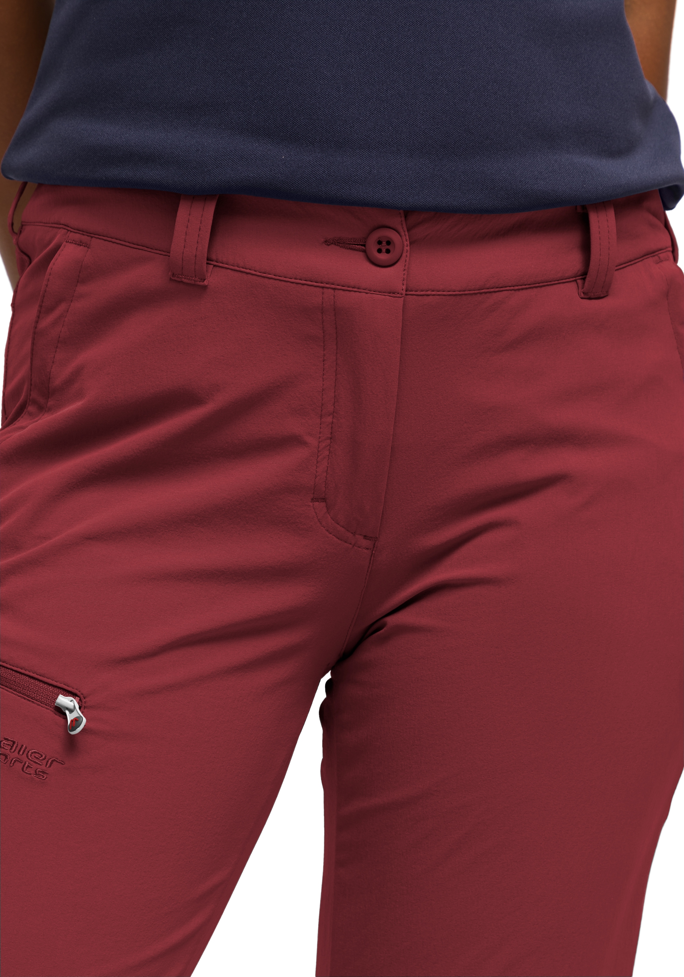 Maier Sports Funktionshose »Inara slim«, Herren Wanderhose, atmungsaktive Outdoor-Hose, 4 Taschen, Slim Fit