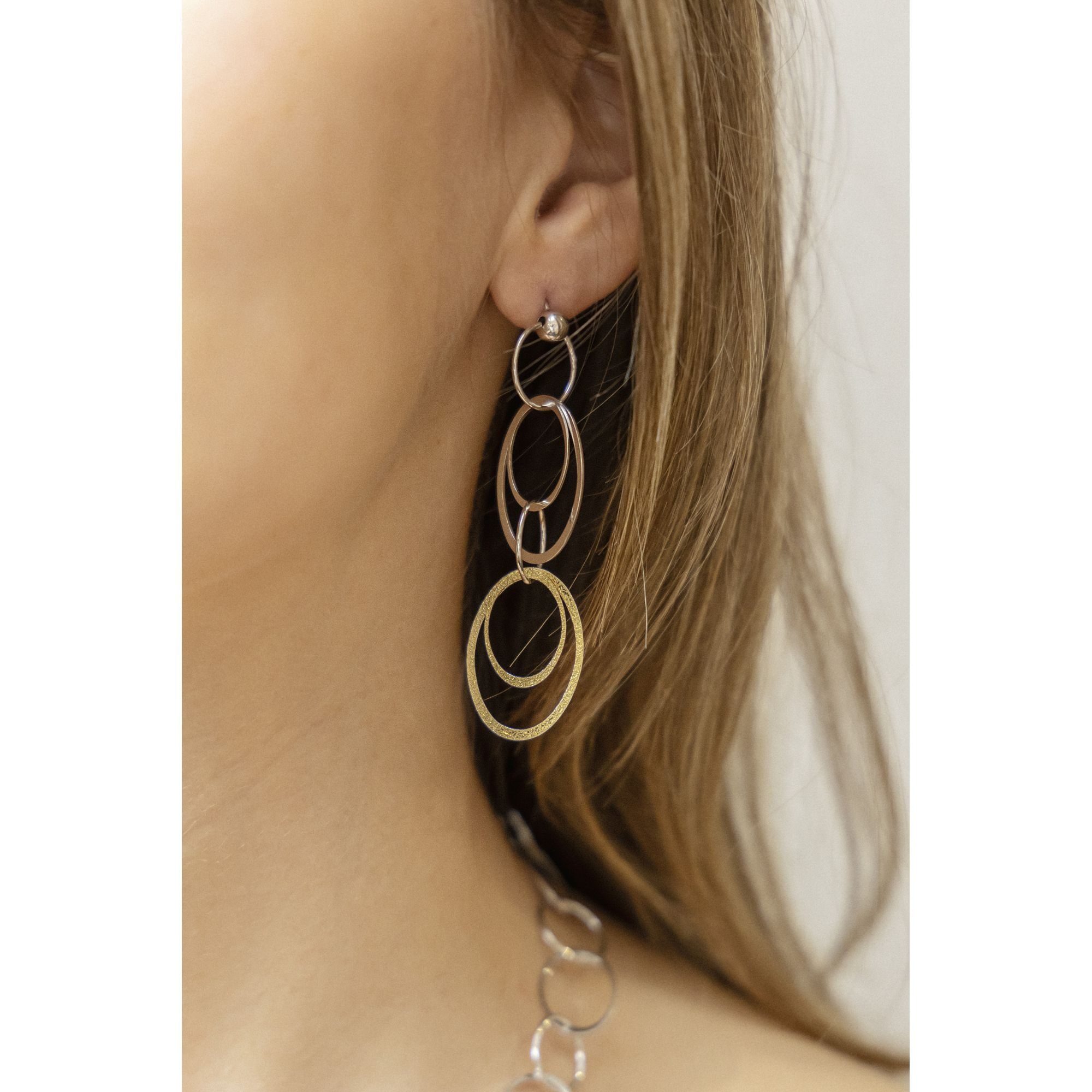 Paar CELESTA »925 Silber Online-Shop Ohrhänger im zweifarbig« kaufen
