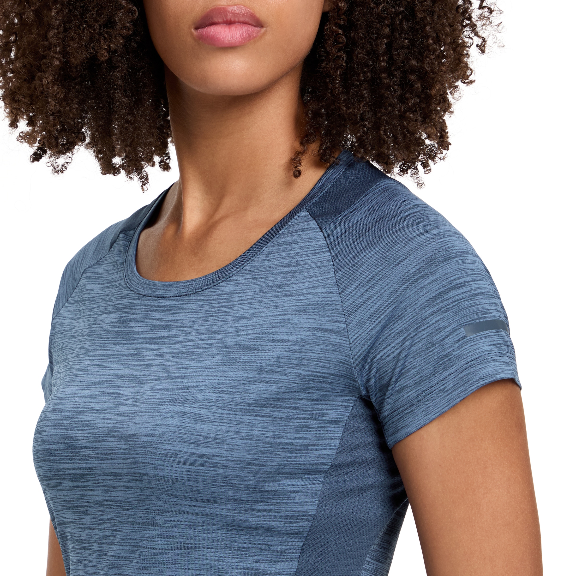 Energetics Laufshirt »DA.-T-SHIRT EVII SHORT SLEEVE W« mit reflektierenden Druckelementen, aus Polyester und Elasthan