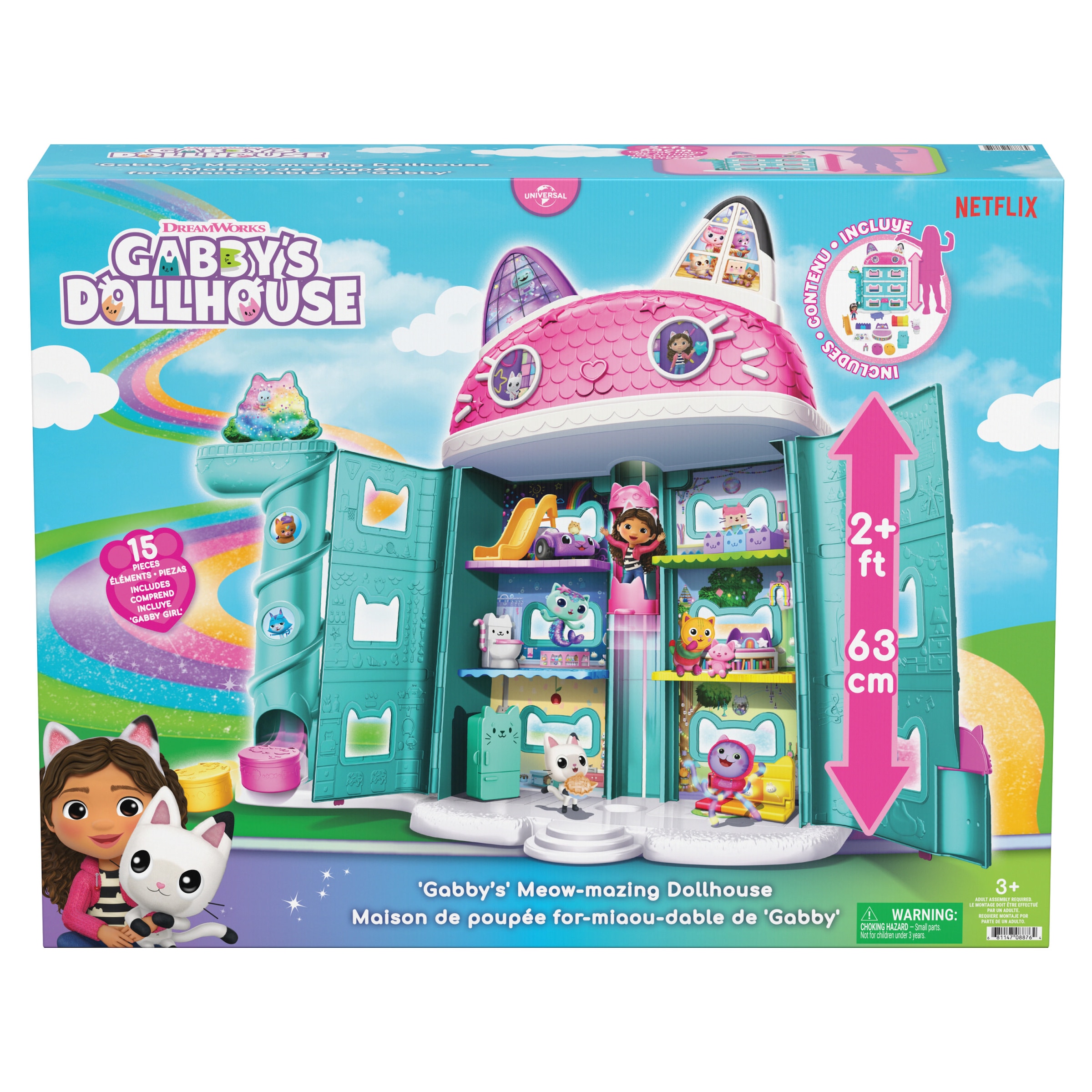 Spin Master Puppenhaus »DreamWorks Gabby's Dollhouse Katz-tastisches Puppenhaus 2026«