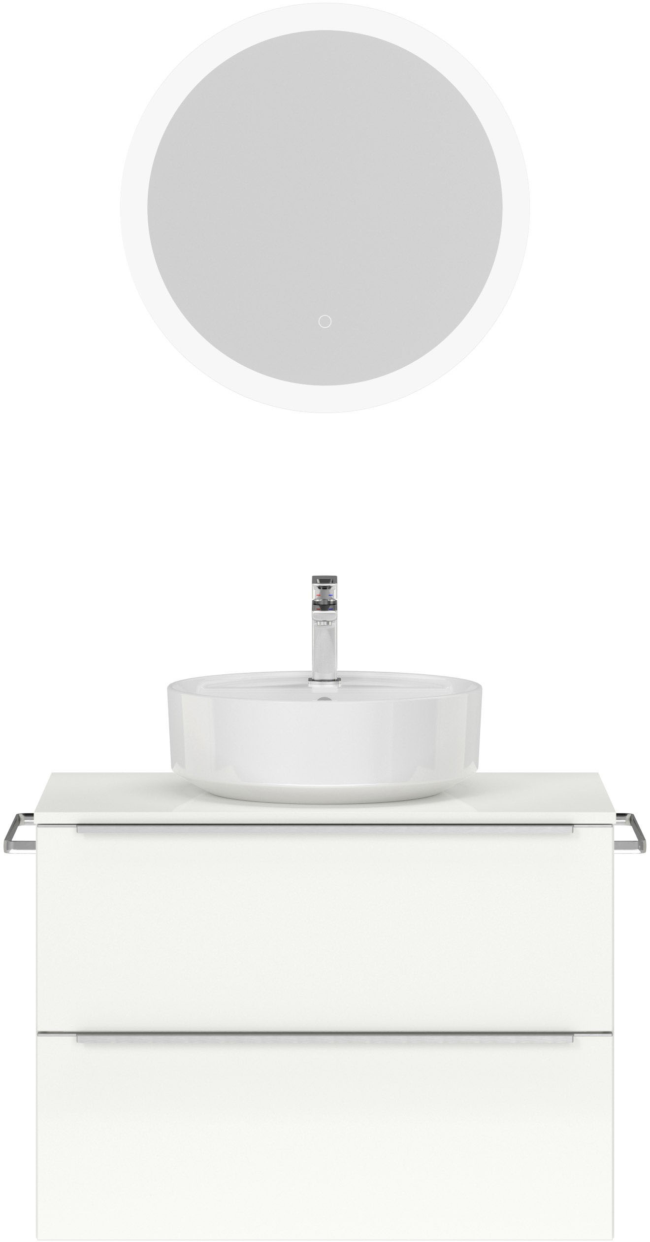 nobilia® Badmöbel-Set »Alvene« vormontiert, mit Soft-Close, 2 Stk. tlg. günstig online kaufen