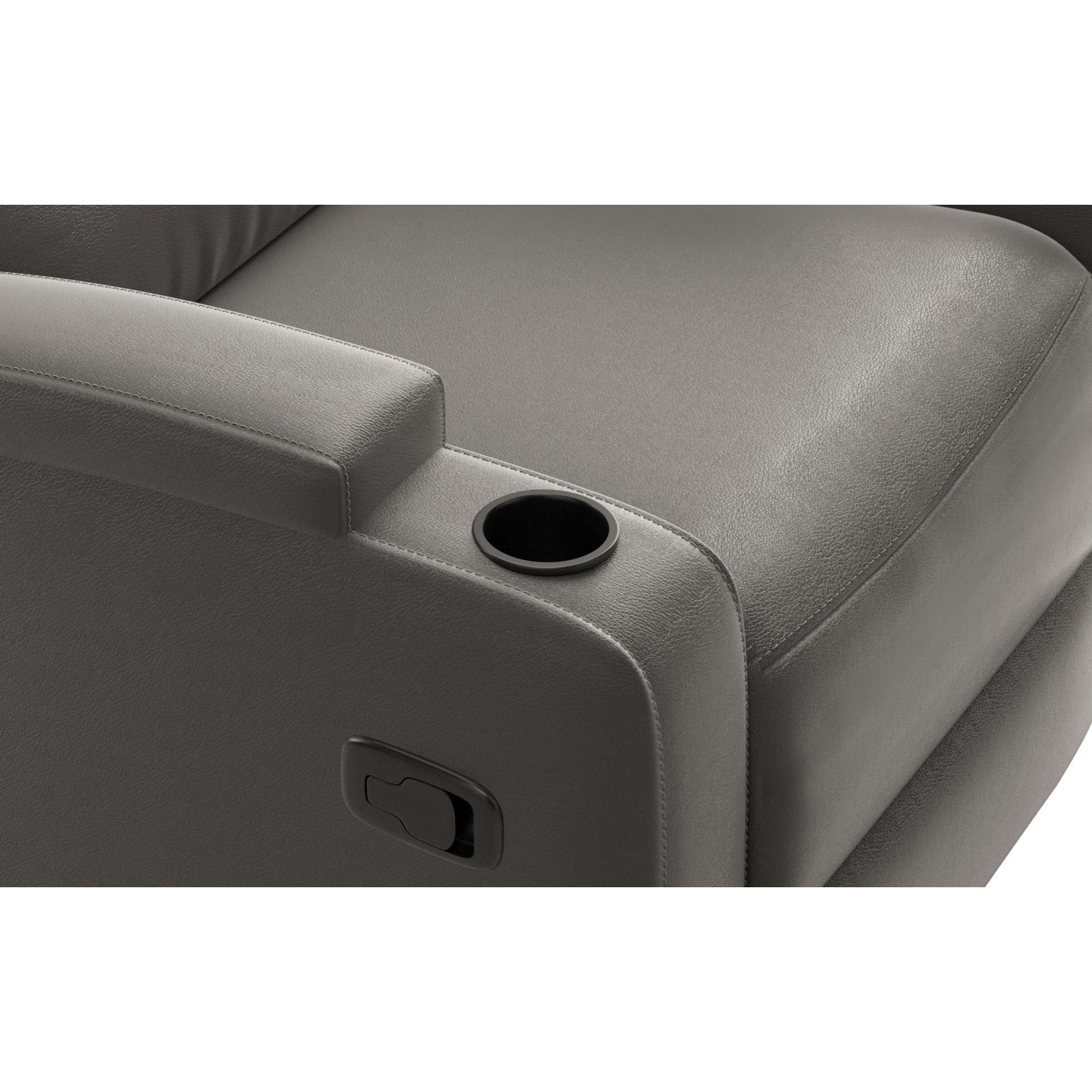 Home affaire 3-Sitzer »Napori«, Kinosofa mit 2 x Relaxfunktion und Getränkehalter