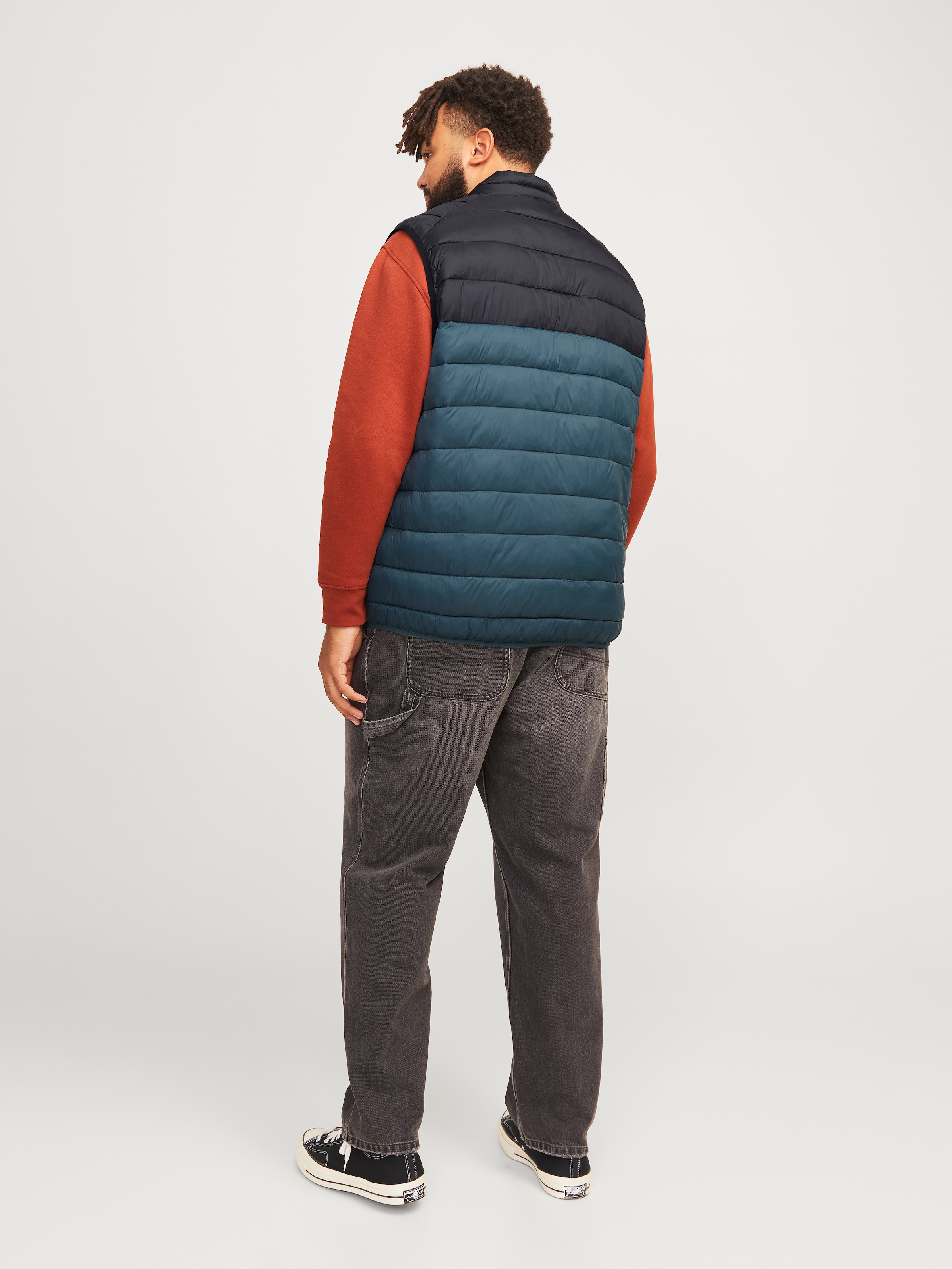 Jack & Jones PlusSize Kurzweste »JJESPRINT BODYWARMER COLLAR NOOS PLS«