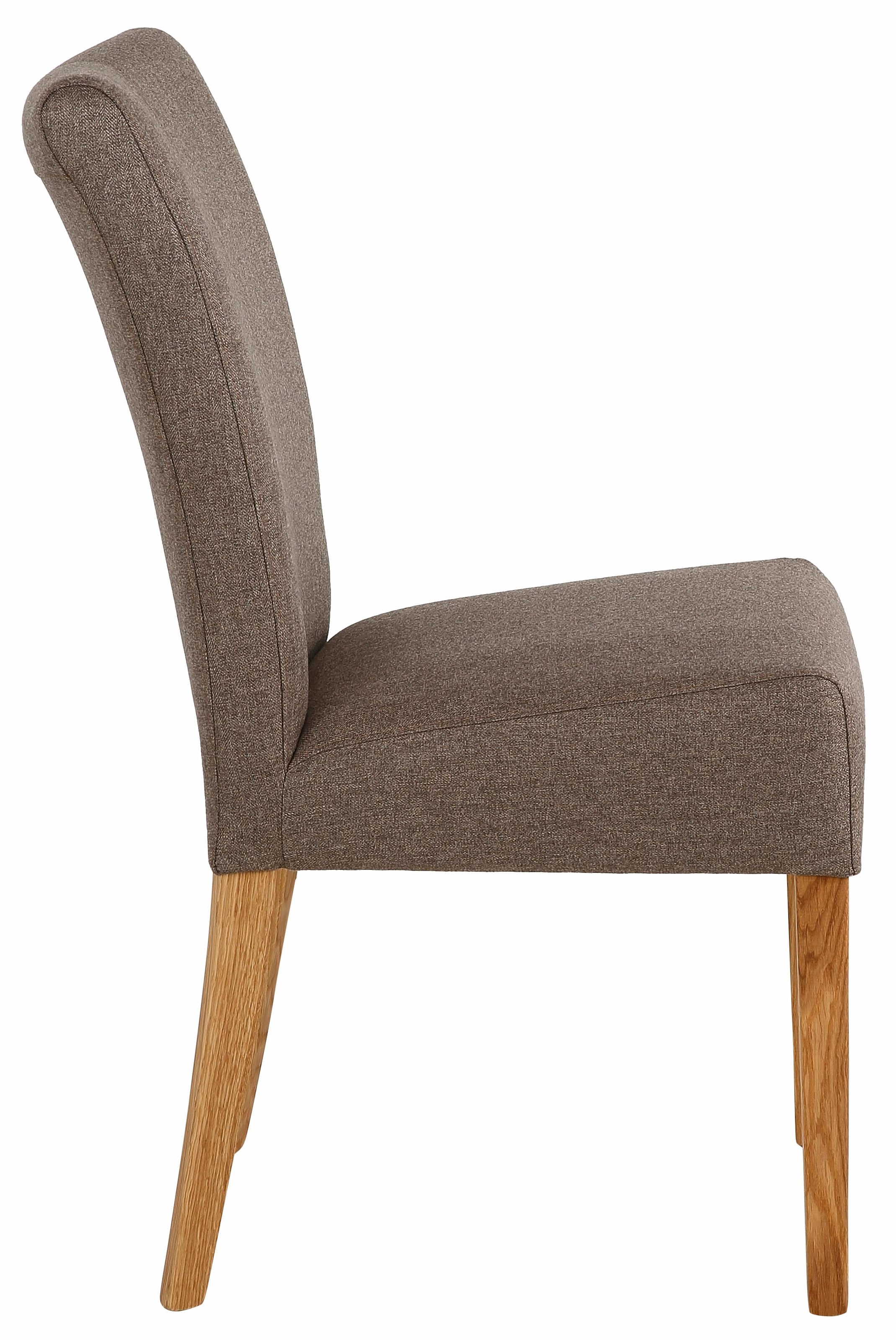 Home affaire Esszimmerstuhl »Queen Polsterstuhl BESTSELLER«, (Set), 6 St., Webstoff, verschiedene Bezüge, Gestell Massivholz