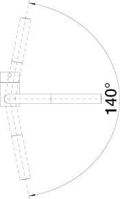 Blanco Küchenarmatur »LINUS-S« Niederdruck, mit ausziehbarem Auslauf