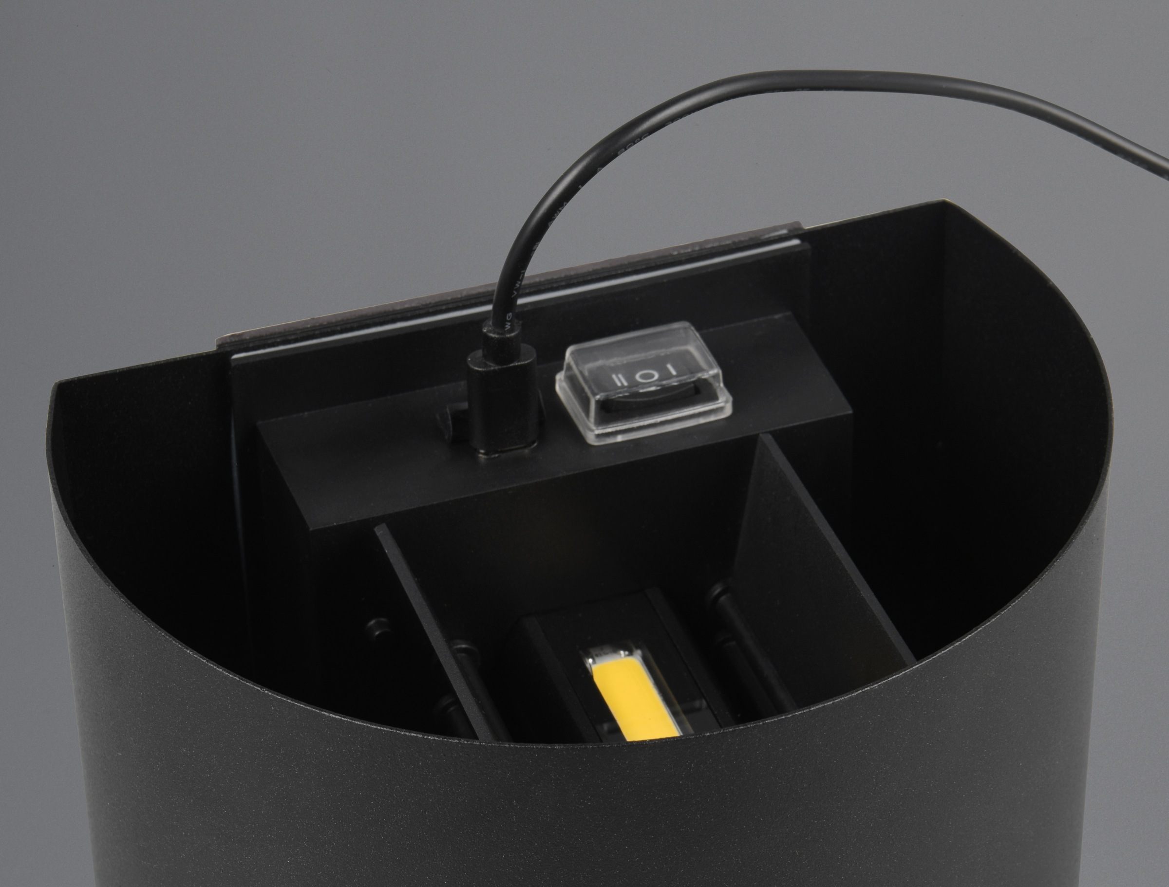 REALITY Leuchten LED Wandleuchte »TALENT, LED Wandlampe mit Magnet Wandhalterung, up-and-down Licht IP44«, 2 flammig, Leuchtmittel LED-Board | LED fest integriert, Bewegungsmelder Dämmerungssensor Akkubetrieb USB-Anschluss Schalter
