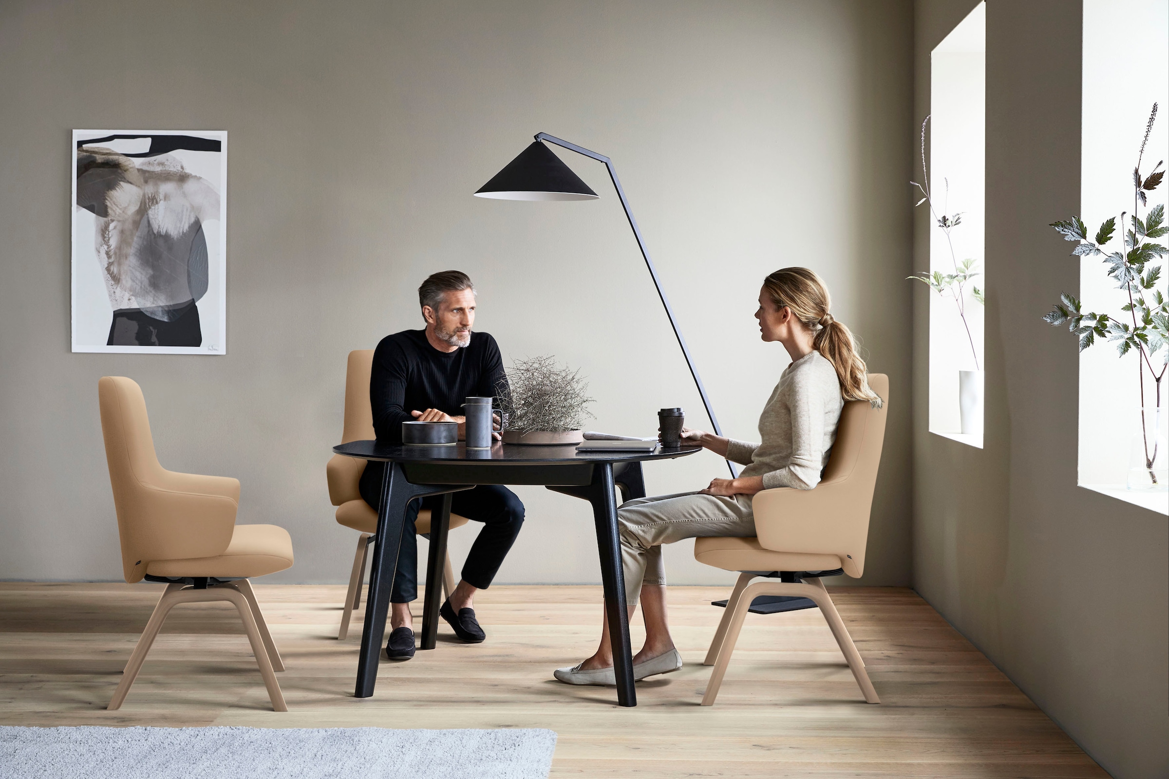 Stressless® Polsterstuhl »Laurel«, High Back mit Armlehne, Größe L