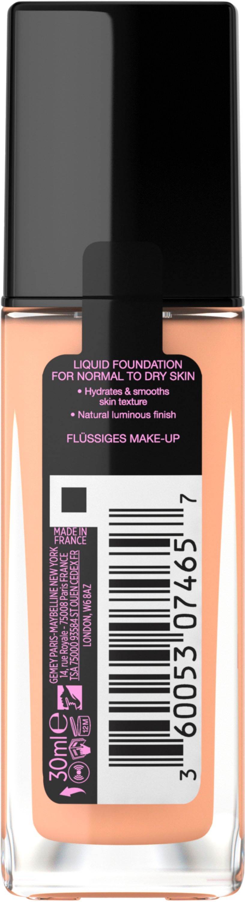 MAYBELLINE NEW YORK Foundation »Fit Me! Liquid Make-Up«, mit langanhaltender Formel
