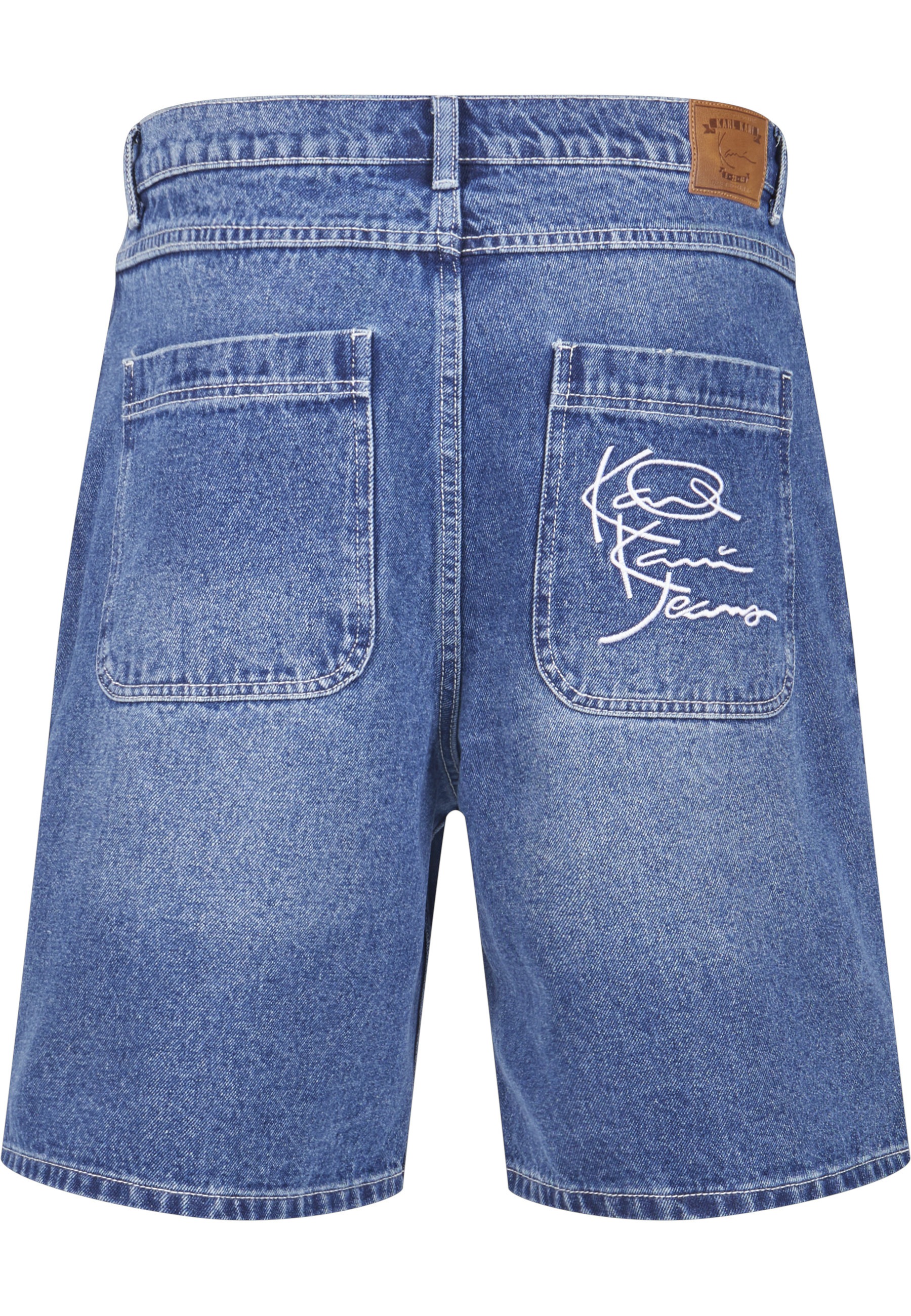 Karl Kani Jeansshorts »Karl Kani Herren Karl Kani OG Old English Denim Shorts« 1 Stk.