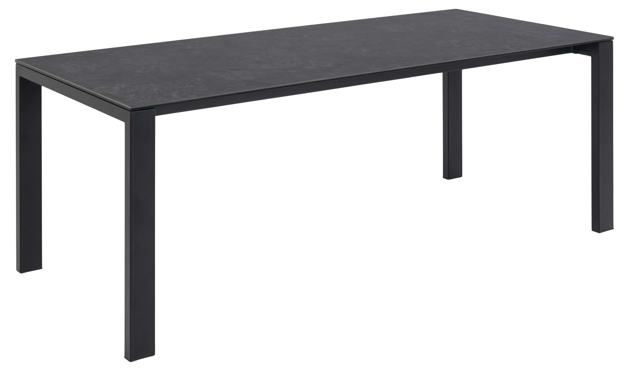 ACTONA GROUP Esstisch »Brentford«, Glaskeramik und auf einem stabilen Metallsockel, Schwarz, B: 200 cm