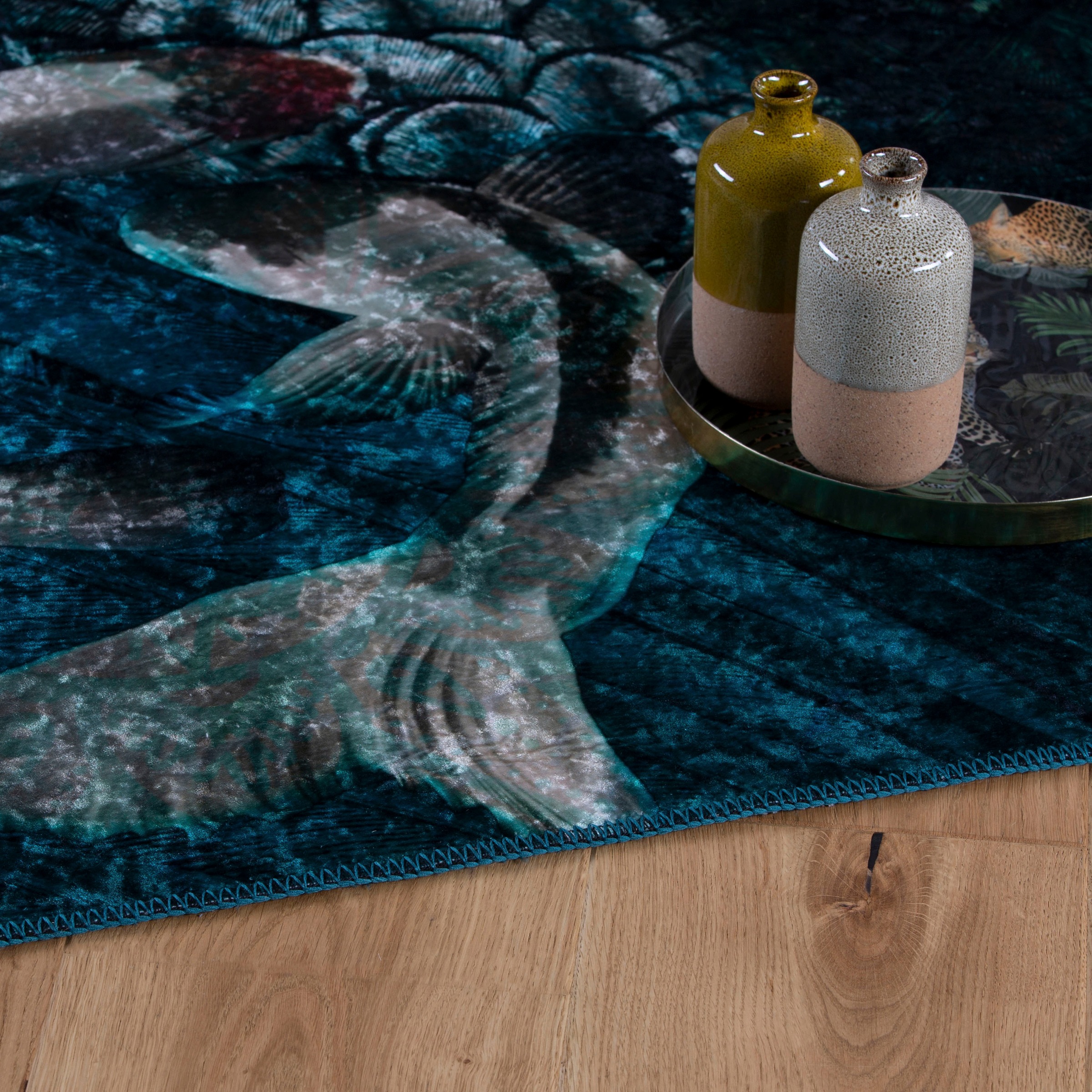 Obsession Teppich »Exotic 10m«, rechteckig, 5 mm Höhe, Kurzflor, ideal im Wohnzimmer & Schlafzimmer