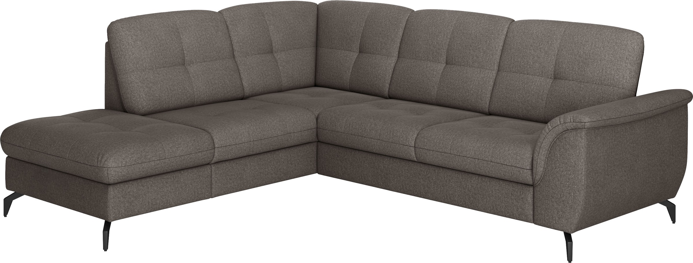 sit&more Ecksofa »Zora L-Form«, wahlweise mit Bettfunktion und Bettkasten