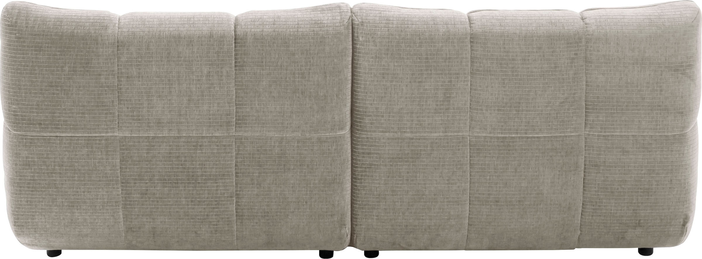 Home affaire 3-Sitzer »Cozy Bubble, mit klappbaren Armlehnen, Breite 220cm« mit eleganter Steppung, Rundumbezug & weicher Polsterung