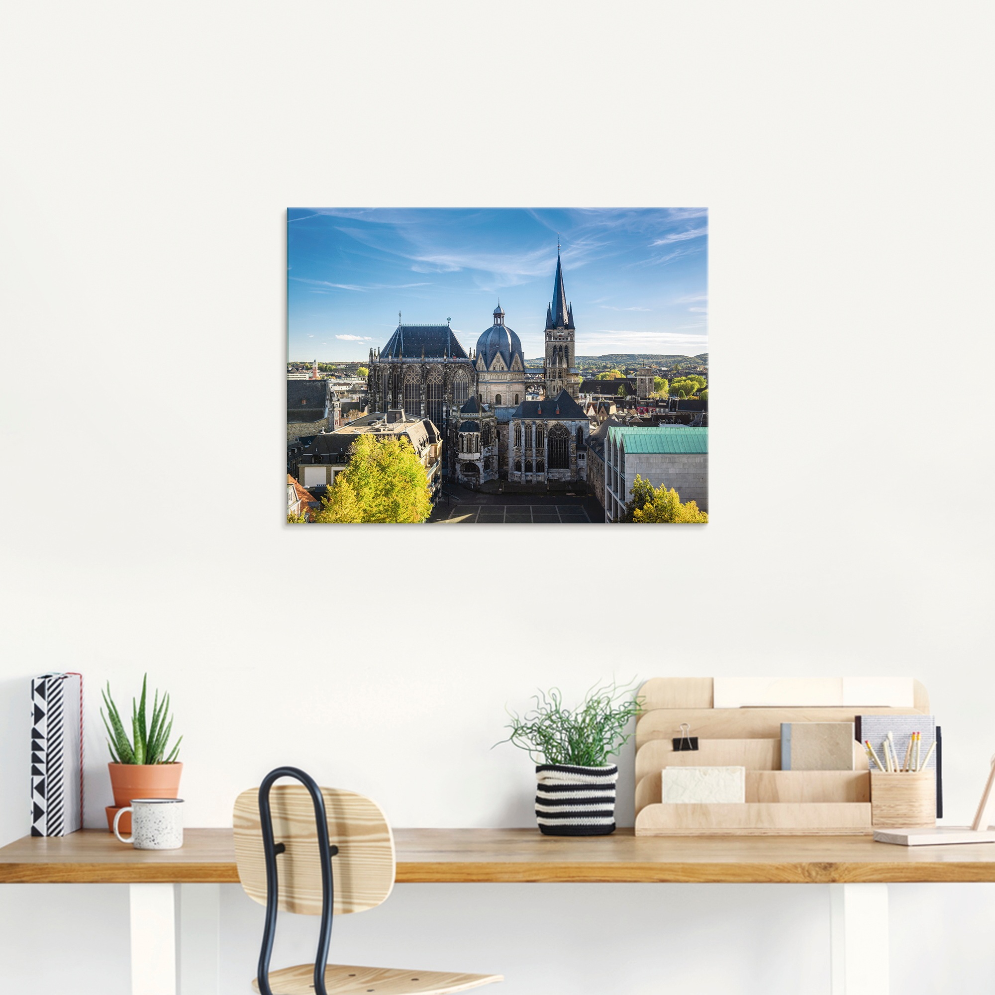 Artland Glasbild »Aachener Dom I«, Gebäude, (1 St.), in verschiedenen Größen