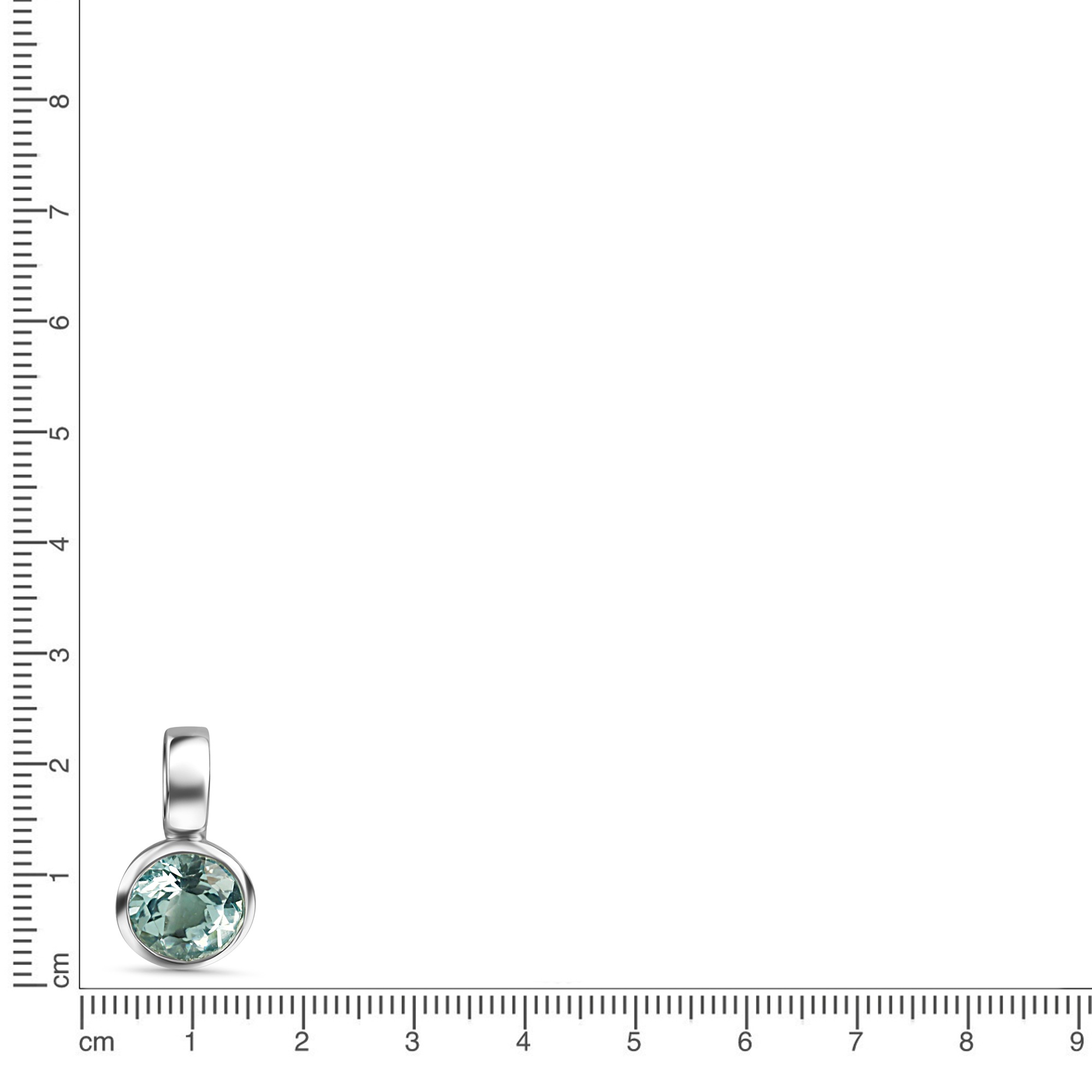 Vivance Kettenanhänger »925/- Sterling Silber rhodiniert synth. Spinell«