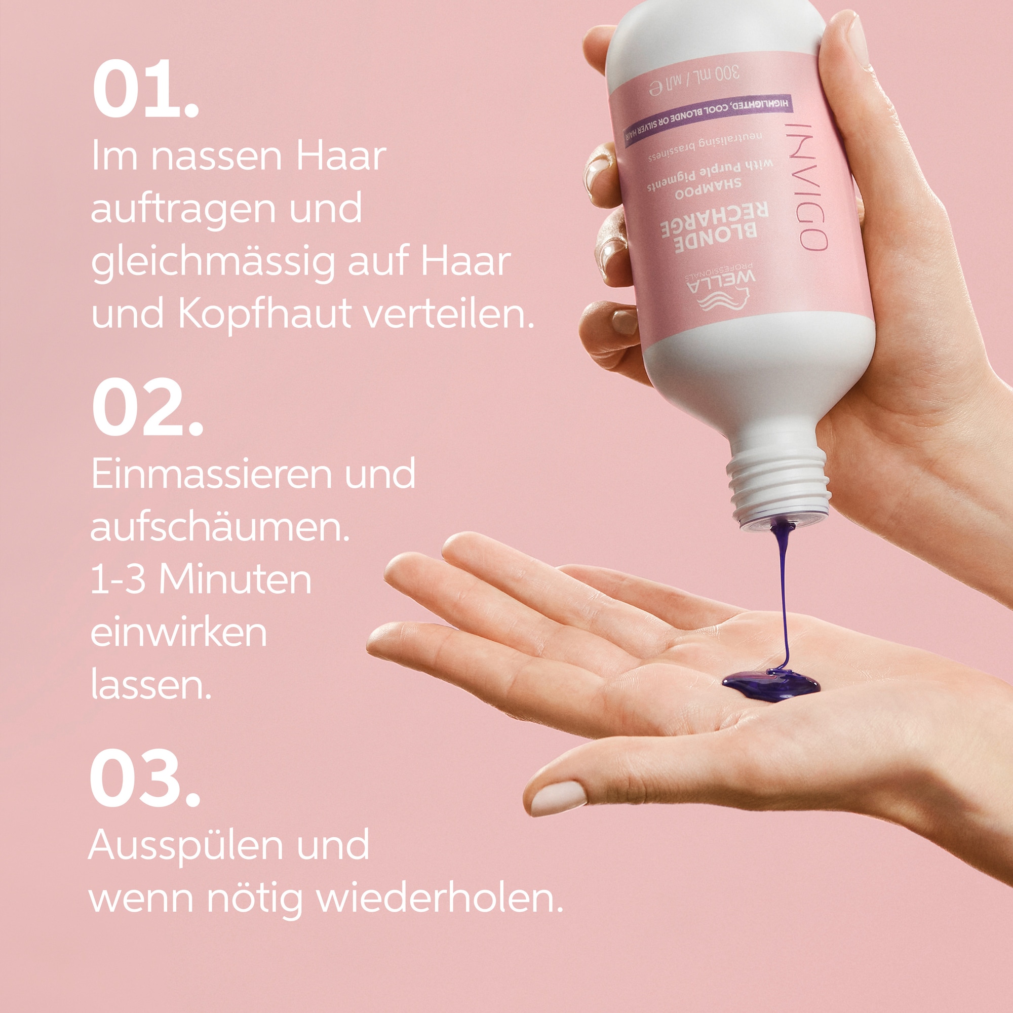 Wella Professionals Haarshampoo »Blonde Recharge Shampoo« Lila Shampoo, Anti Gelbstich, spürbar weiche Haare