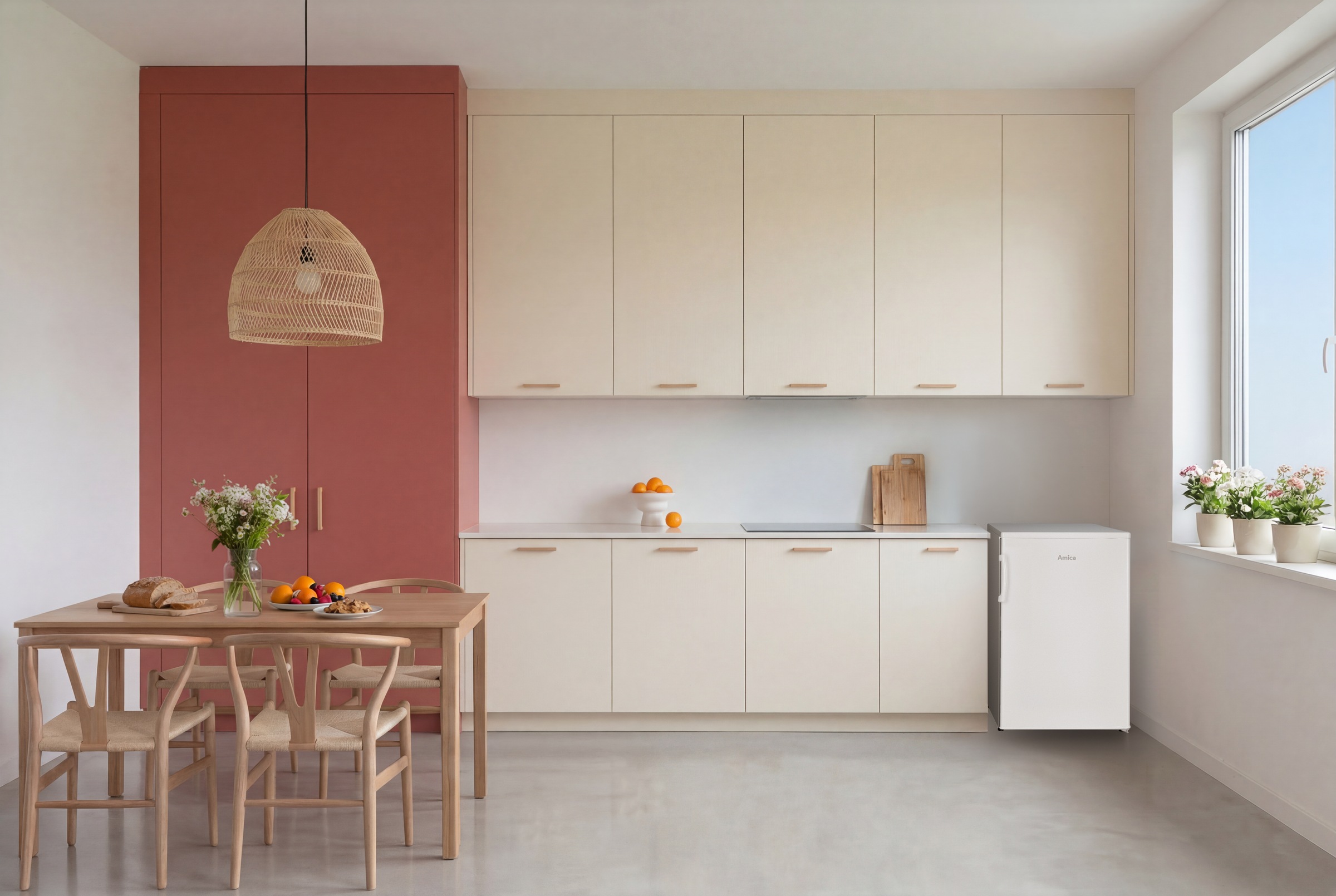 Amica Vollraumkühlschrank »VKS 351 180 W« 85 cm hoch 55 cm breit Leise, komfortabel und flexibel – macht den Alltag leichter