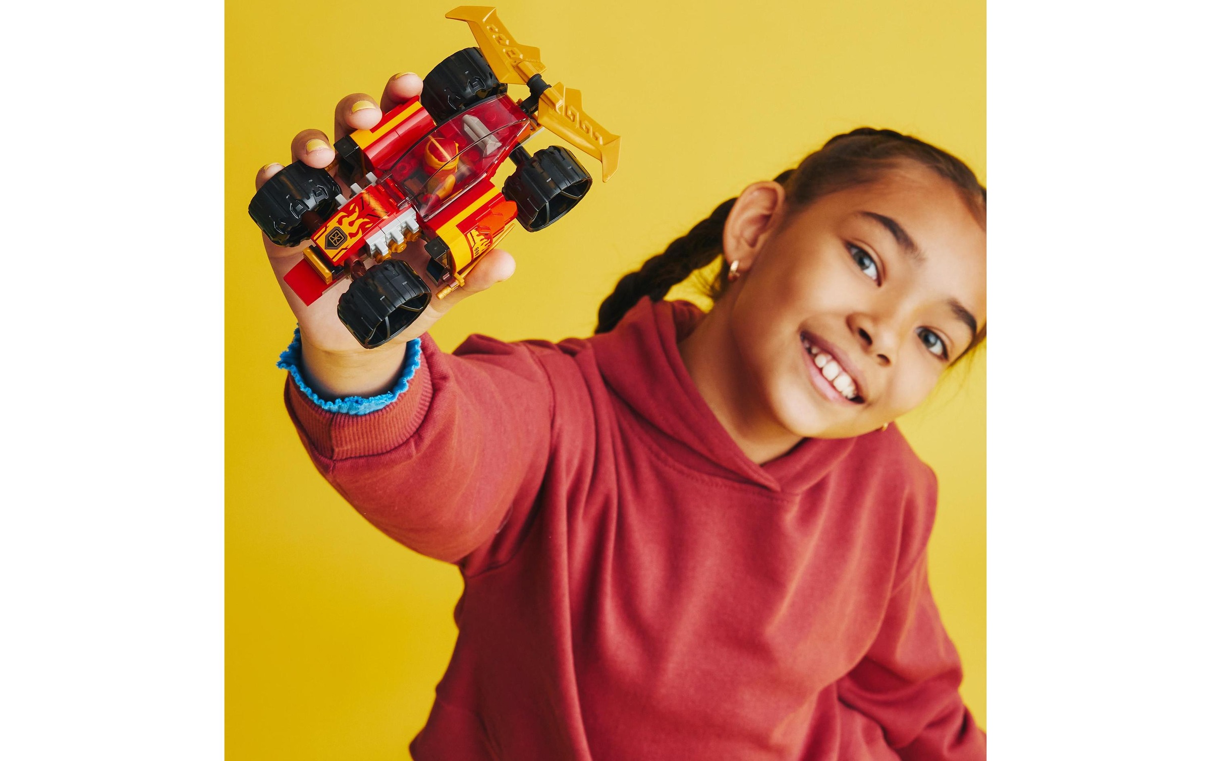 LEGO® Konstruktionsspielsteine »Kais Ninja-Rennwagen EVO«