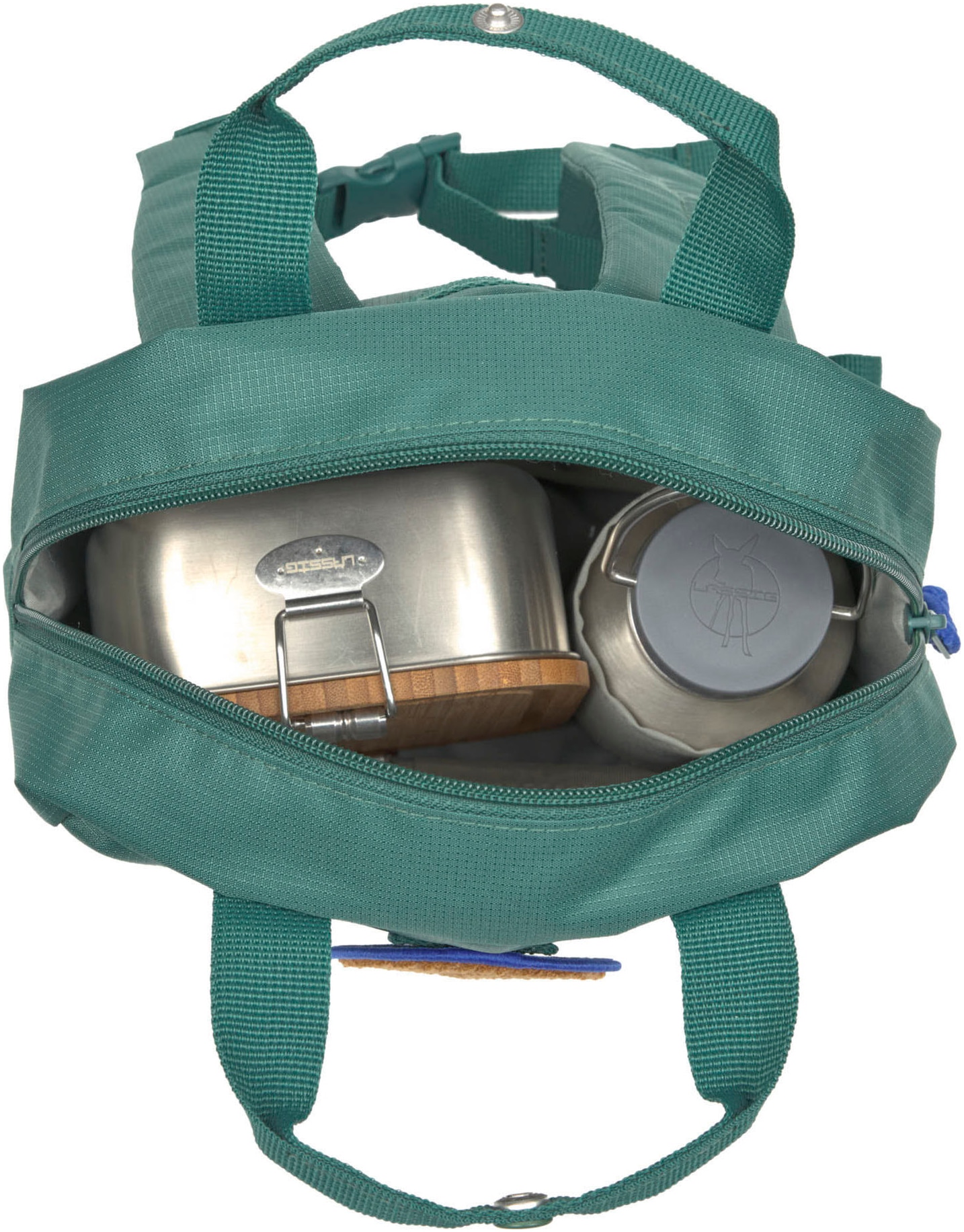 LÄSSIG Kinderrucksack »Little Gang, Mini Square Backpack, dark green«
