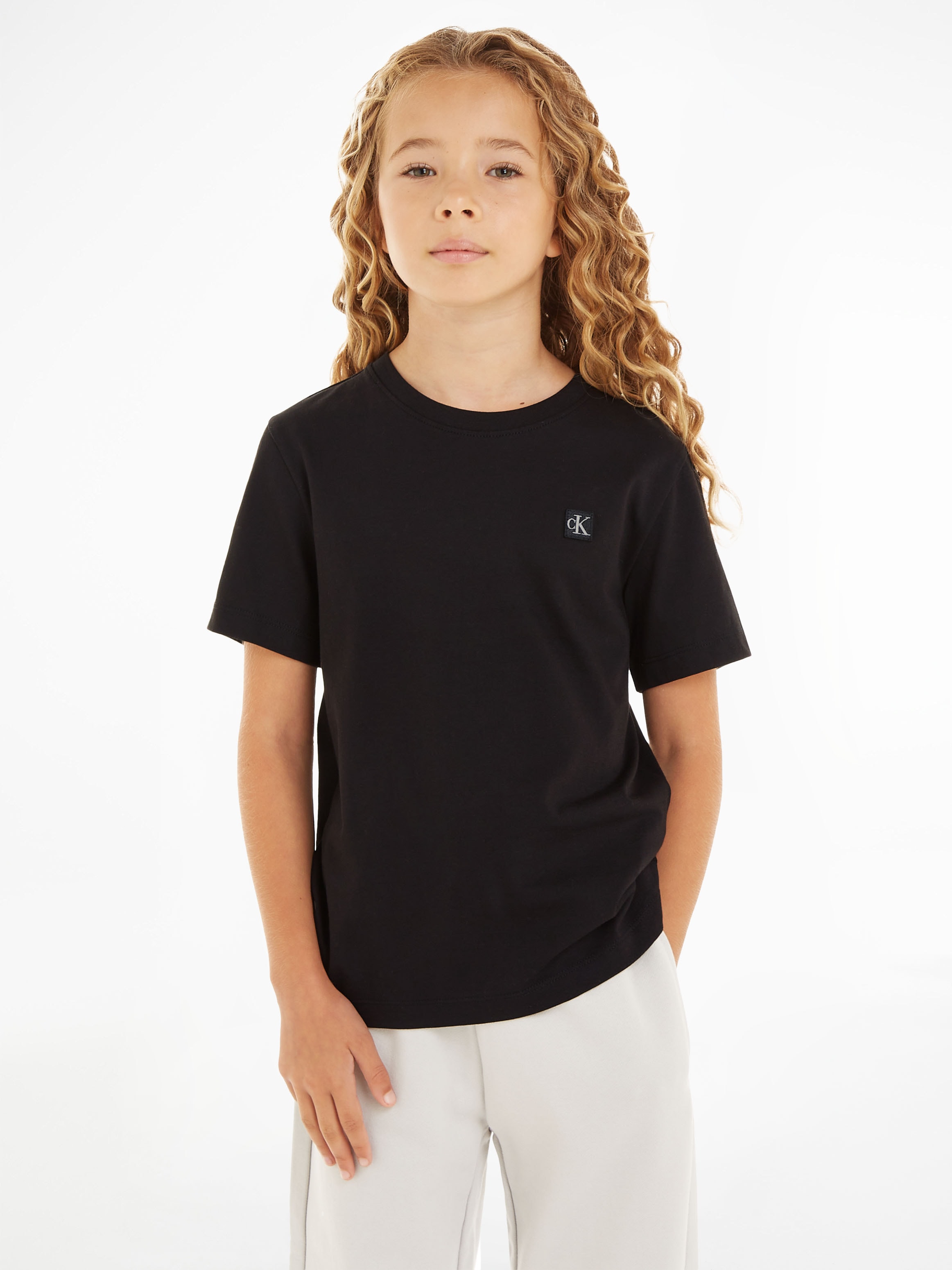 Calvin Klein Jeans T-Shirt »MONOGRAM MINI BADGE T-SHIRT« für Kinder bis 16 Jahre