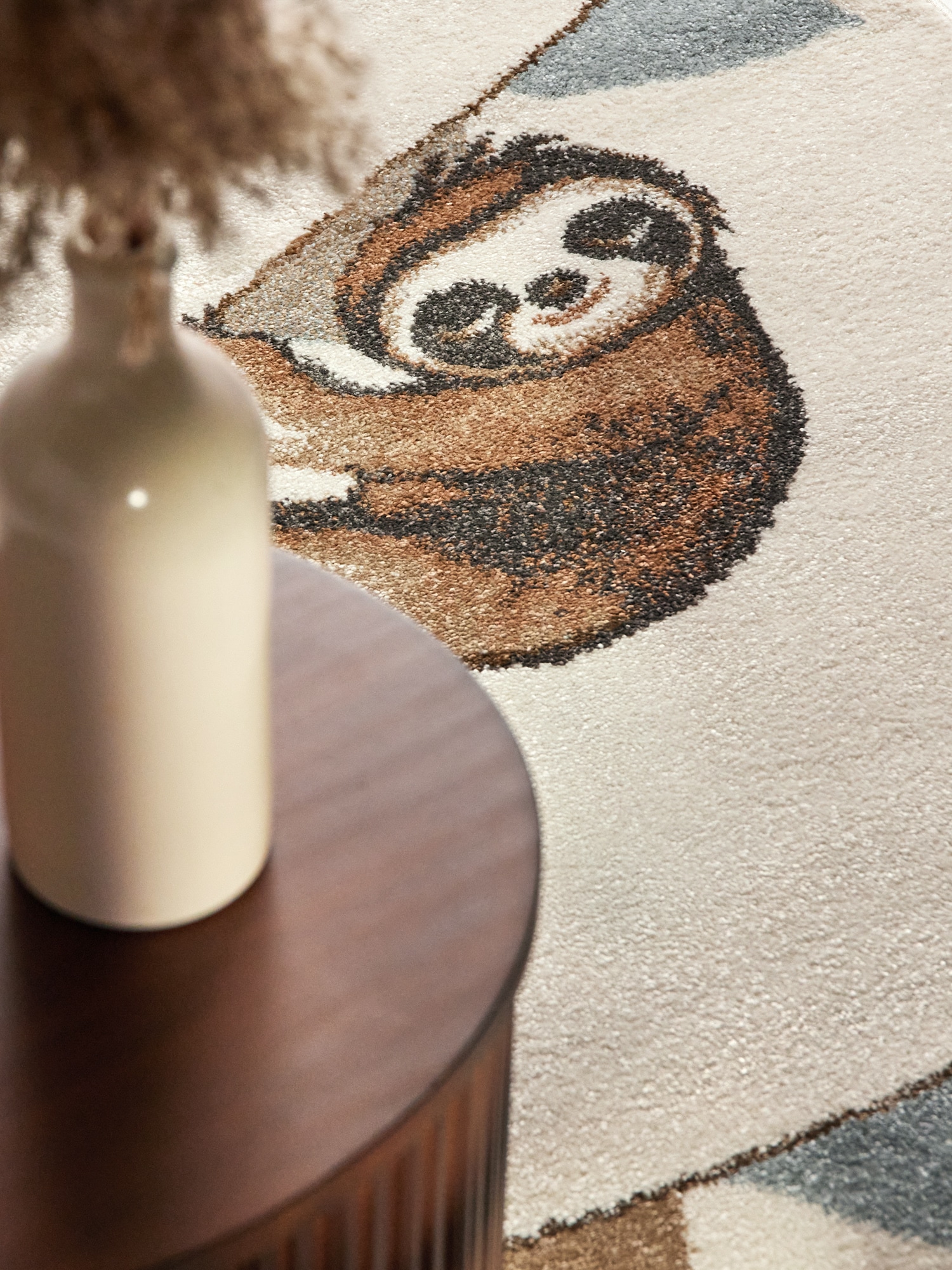 Villeroy & Boch Kinderteppich »Walk like an Elephant Rainbow Party Teppich« rechteckig 9 mm Höhe Spielteppich weich, Kinderzimmer, Boho Kids Spielunterlage, Tieremotiv