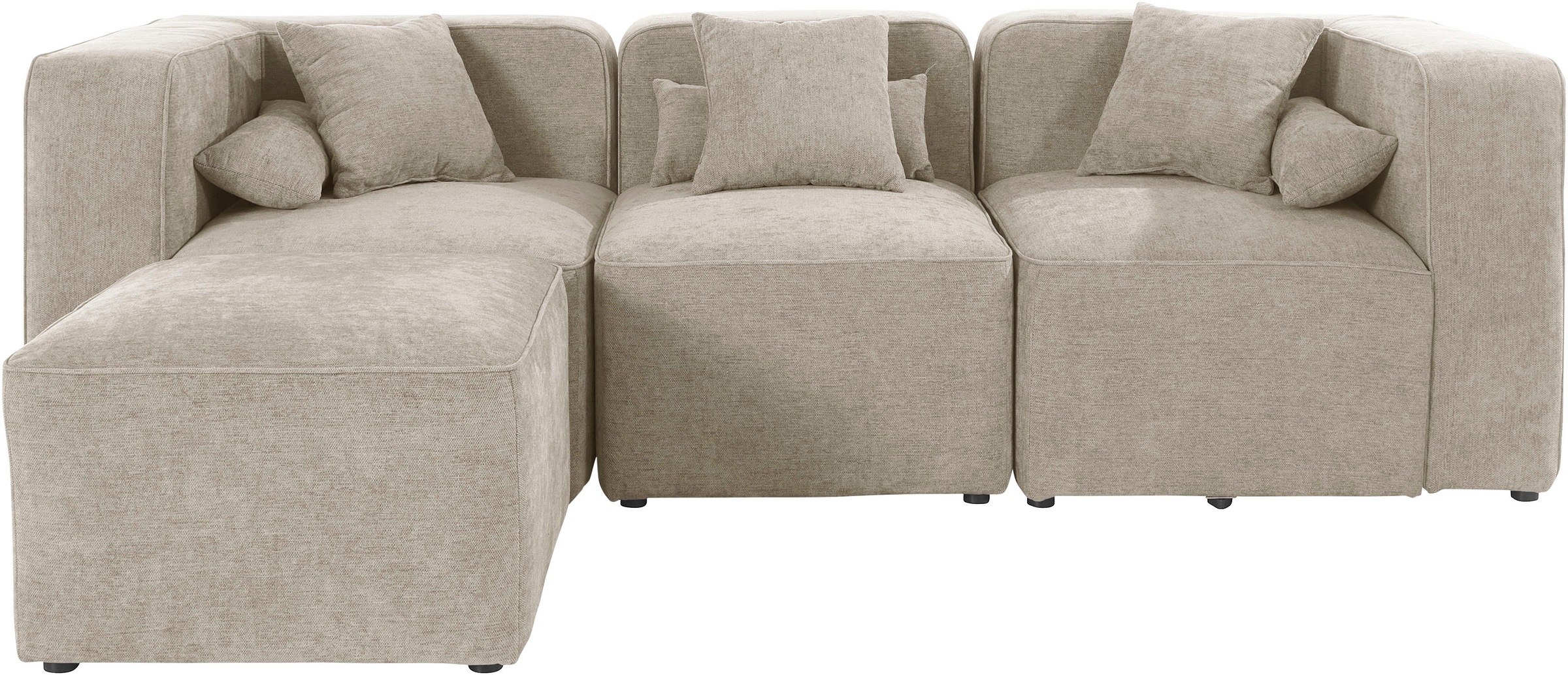 Home affaire 3-Sitzer »Sundstrup L-Form« Modulserie, individuelle Zusammens günstig online kaufen