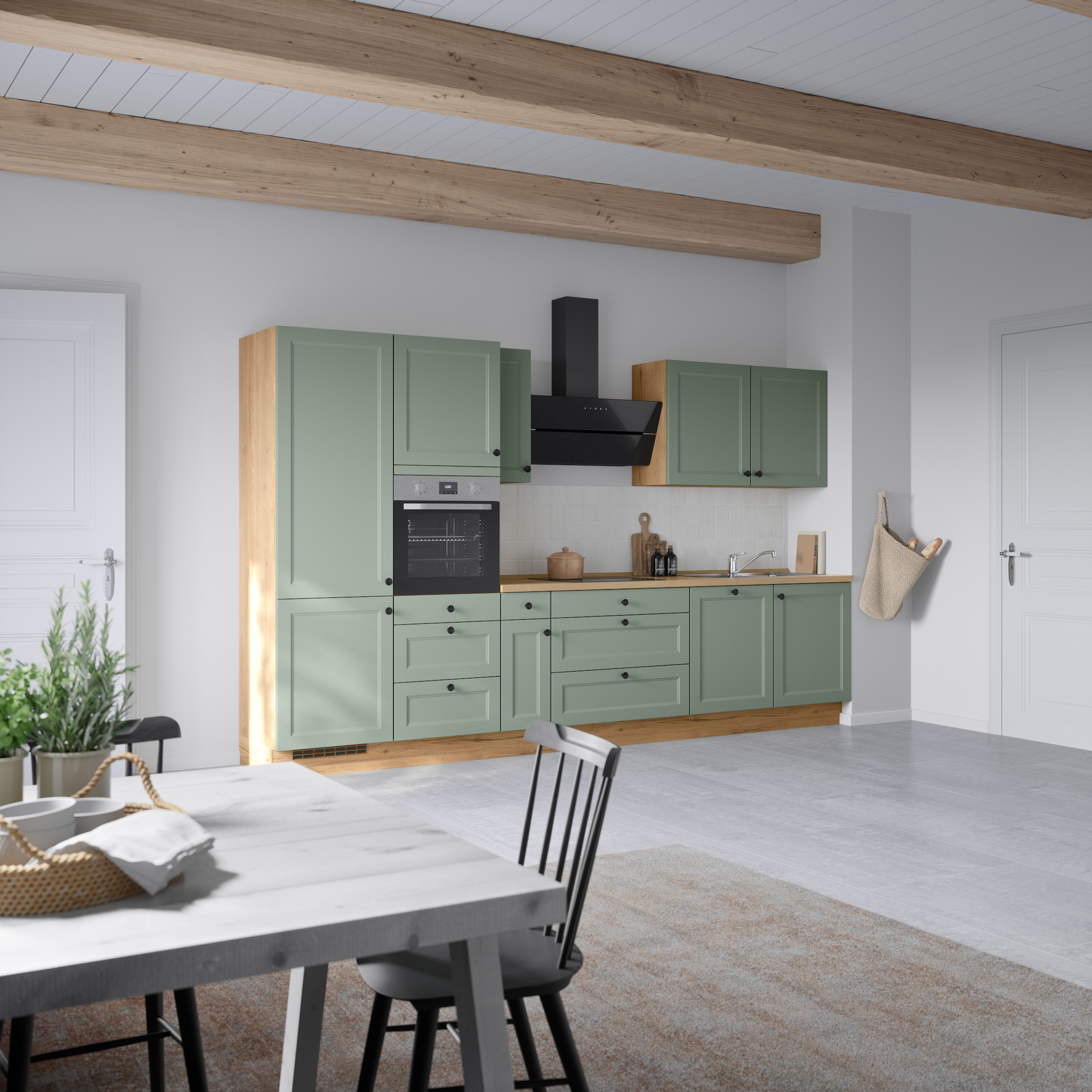 nobilia® Küchenzeile »"Cascada II"«, vormontiert, Breite 360 cm, Ausrichtung wählbar, wahlw. mit E-Geräten