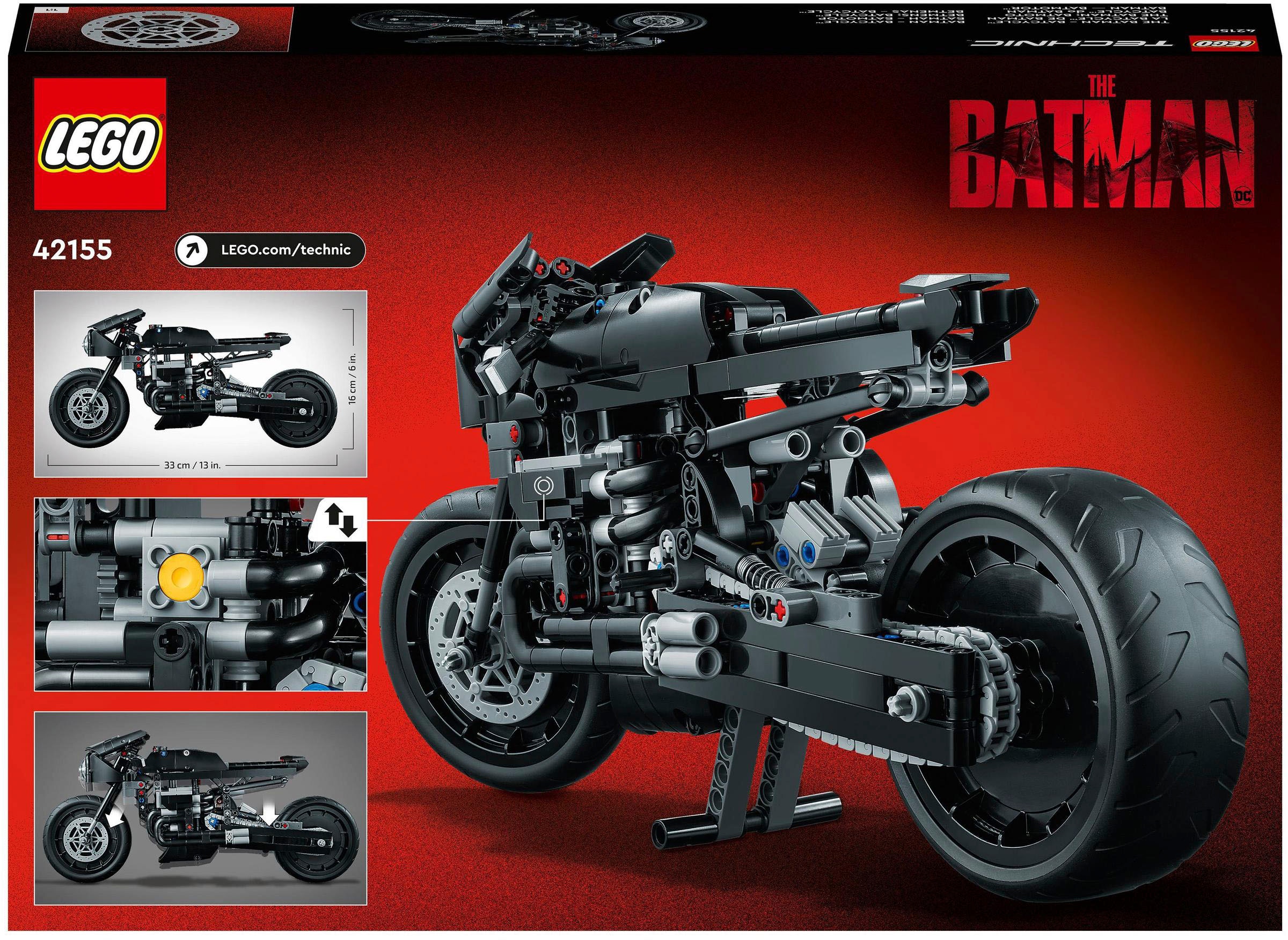 LEGO® Konstruktionsspielsteine »THE BATMAN – BATCYCLE (42155), LEGO® Technic«, (641 St.)