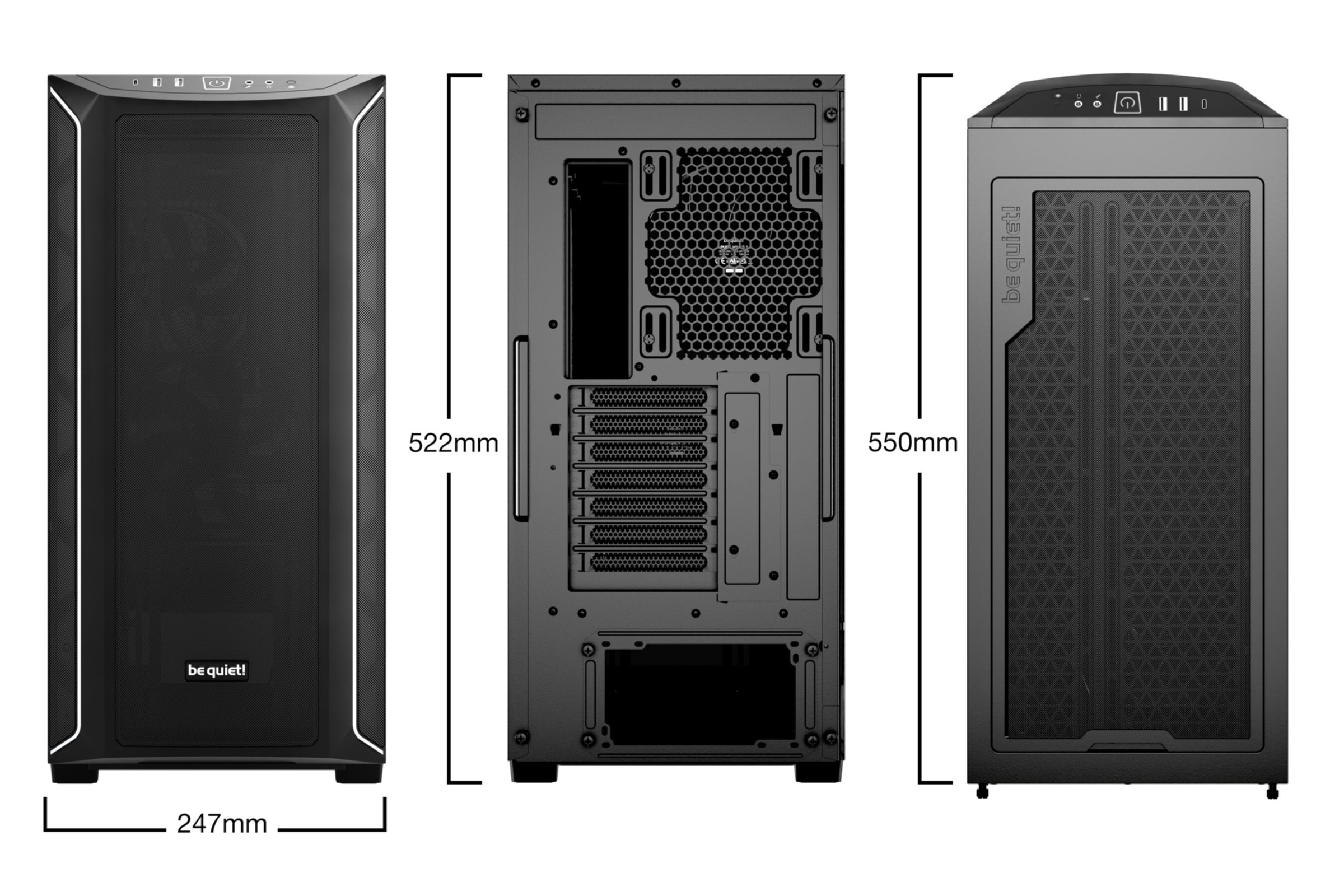 be quiet! PC-Gehäuse »Shadow Base 800 DX Black«