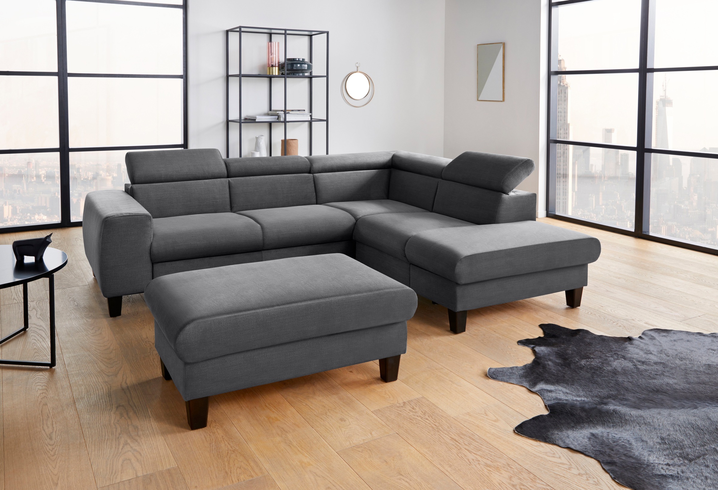 COTTA Polstergarnitur »Morven L-Form«, (Set), Set bestehend aus: Ecksofa mi günstig online kaufen