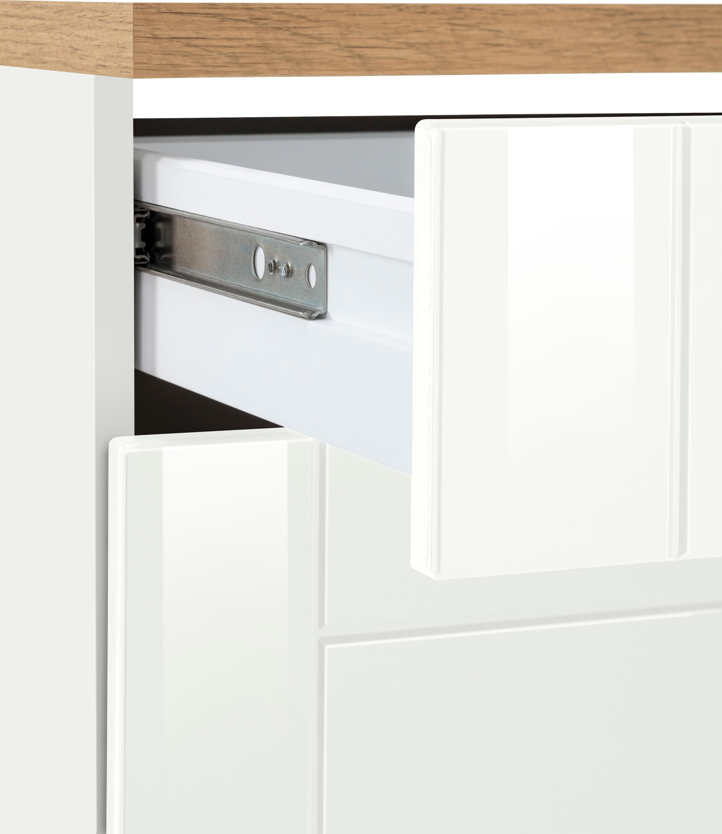 KOCHSTATION Küchenzeile »KS-Tinnum«, mit E-Geräten, Breite 240 cm