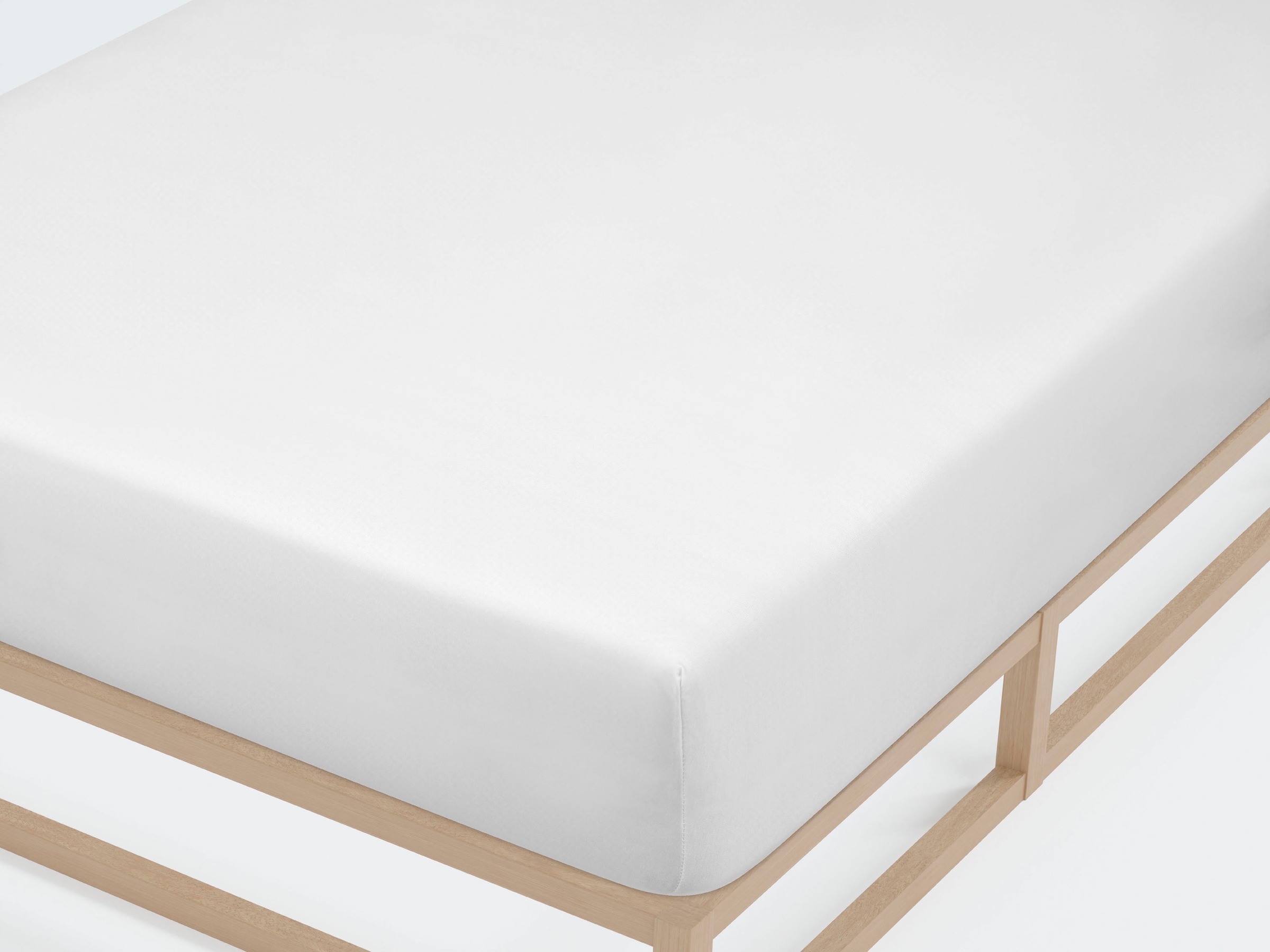 Castell - Markenbettwäsche Spannbettlaken »Jersey in Gr. 90x200, 140x200 oder 180x200 cm« aus Baumwolle, für Matratzen bis 22 cm Höhe, Bettlaken, Spannbetttuch