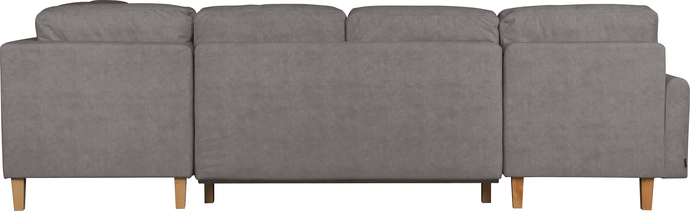 Home affaire Wohnlandschaft »TRIPLO U-Form wahlweise mit Schlaffunktion, B/T/H: 310/192/90 cm«, Schlafsofa, auch mit Bettkasten, Steppung im Rückenkissen